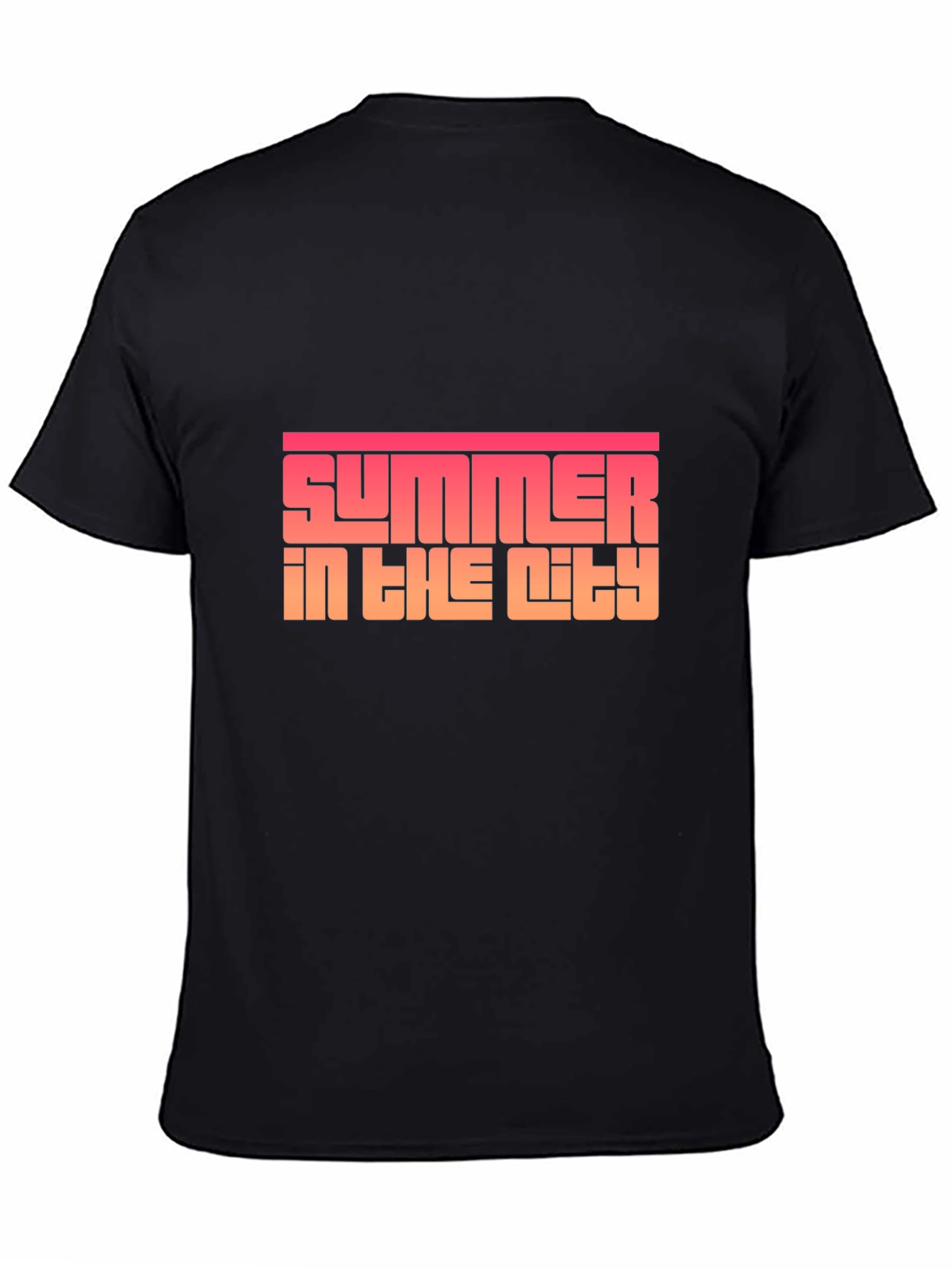 Summer in the City Black Graphic Tee