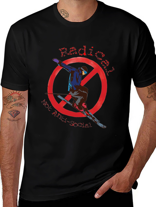 Radical Anti-Social Skiing T-Shirt