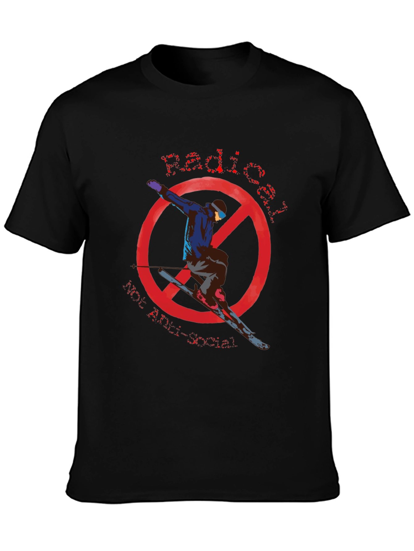 Radical Anti-Social Skiing T-Shirt