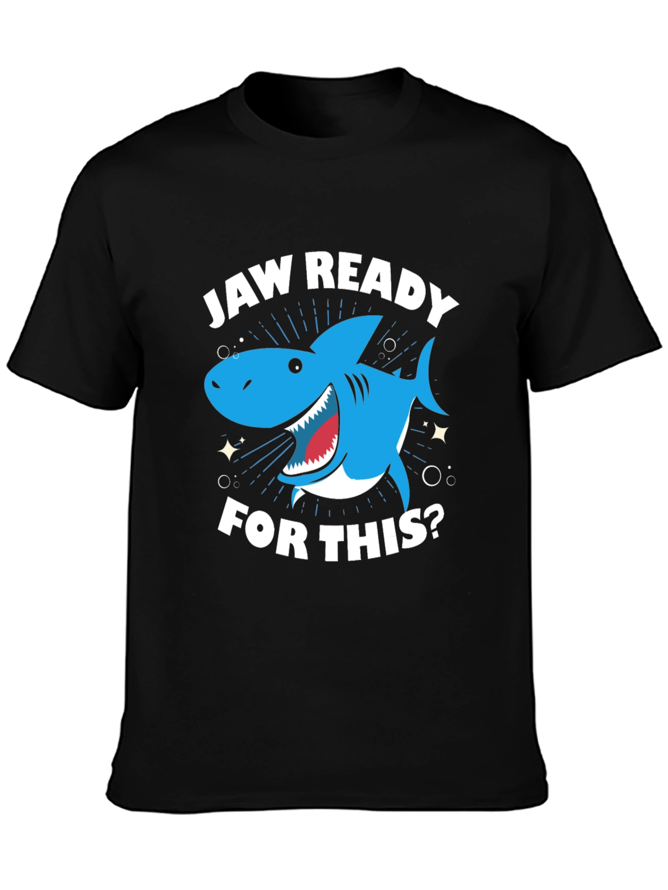 Jaw Ready Shark Graphic T-Shirt