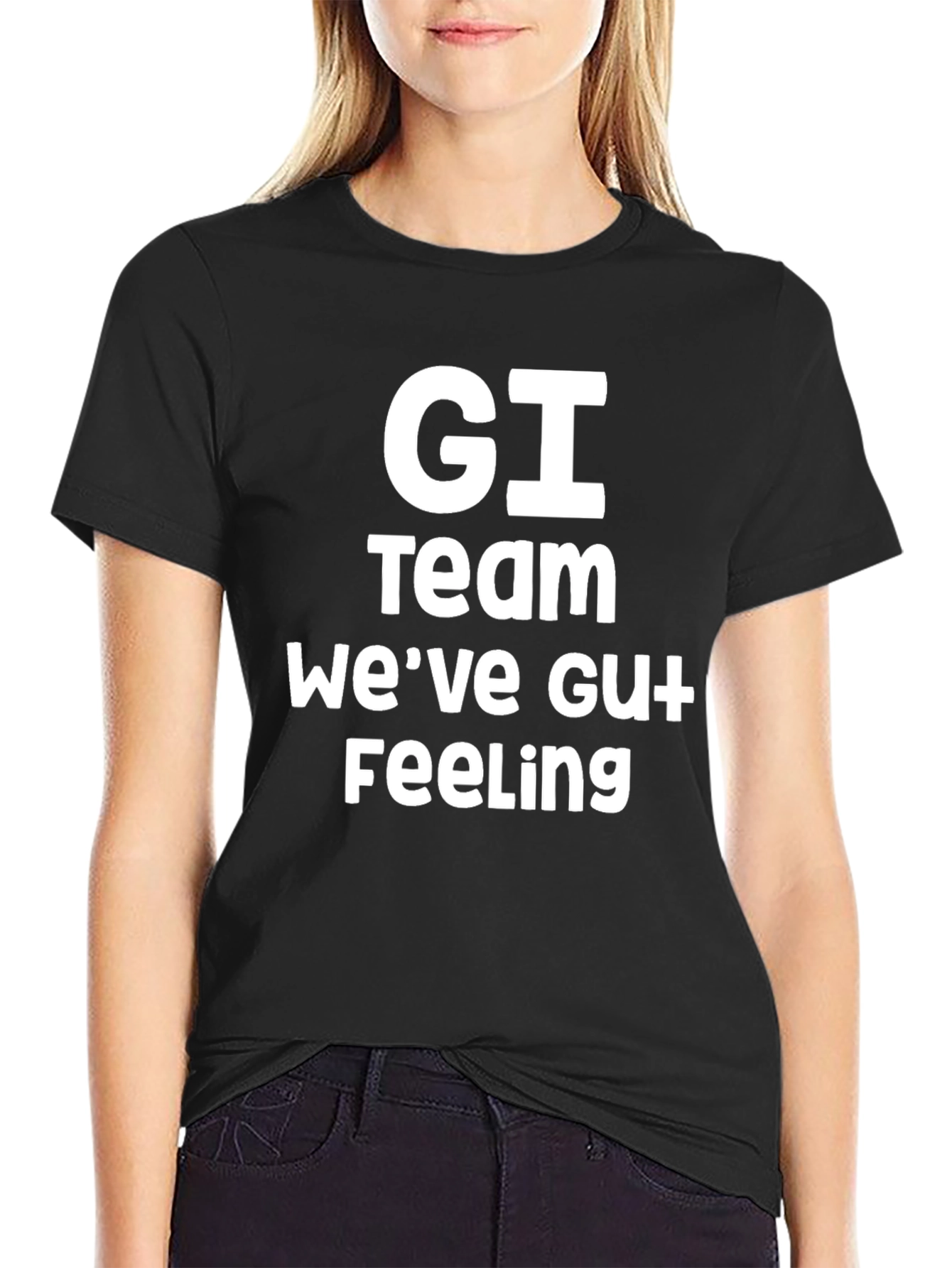GI Team Gut Feeling Funny Graphic T-Shirt