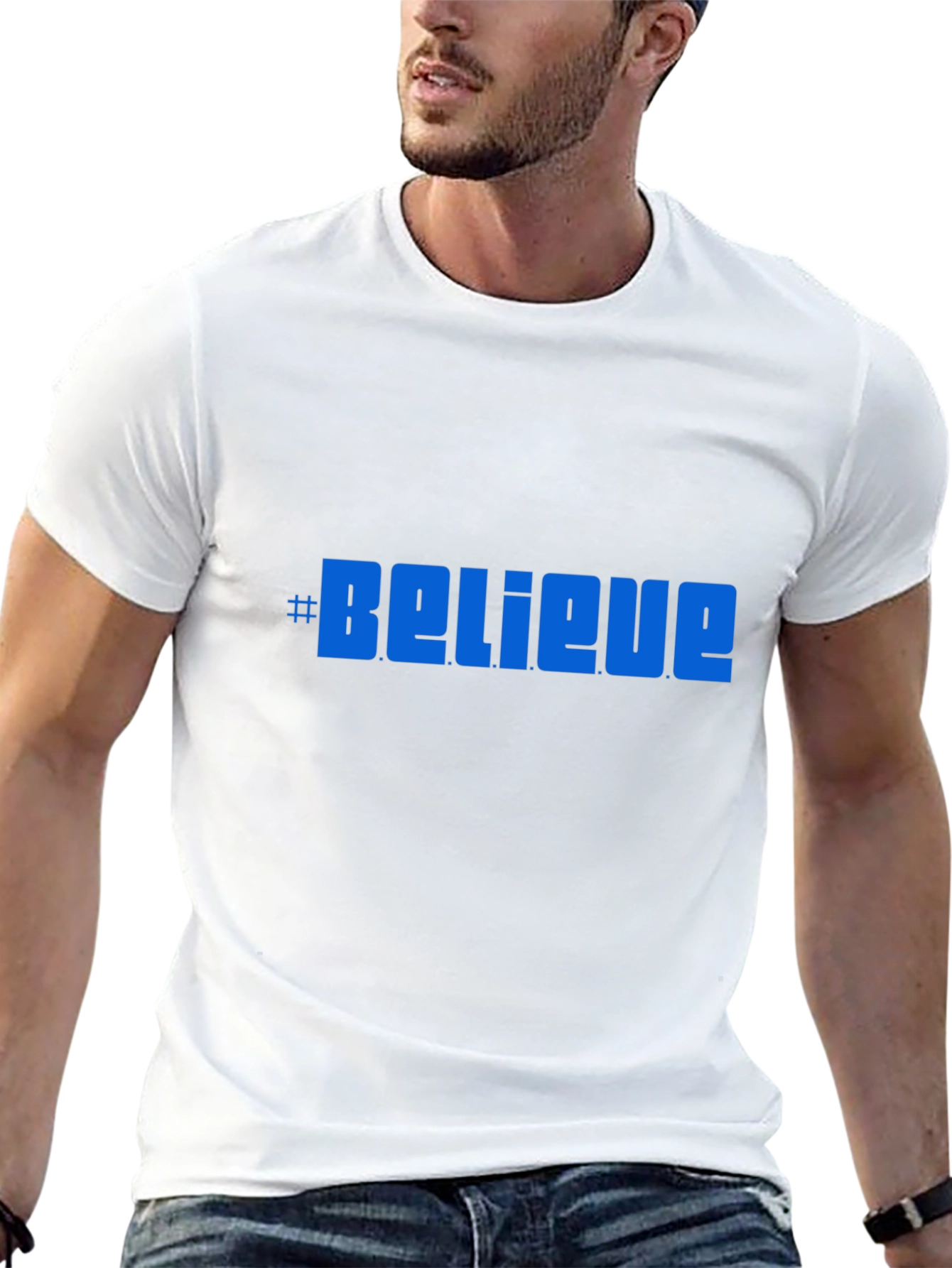 Believe Graphic Tee -  Comfortable Black T-Shirt
