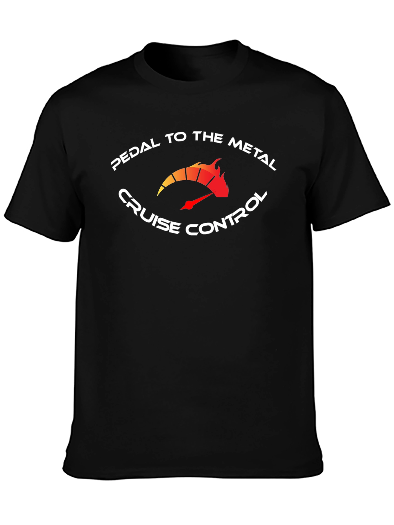 Pedal to the Metal Cruise Control Black Tee