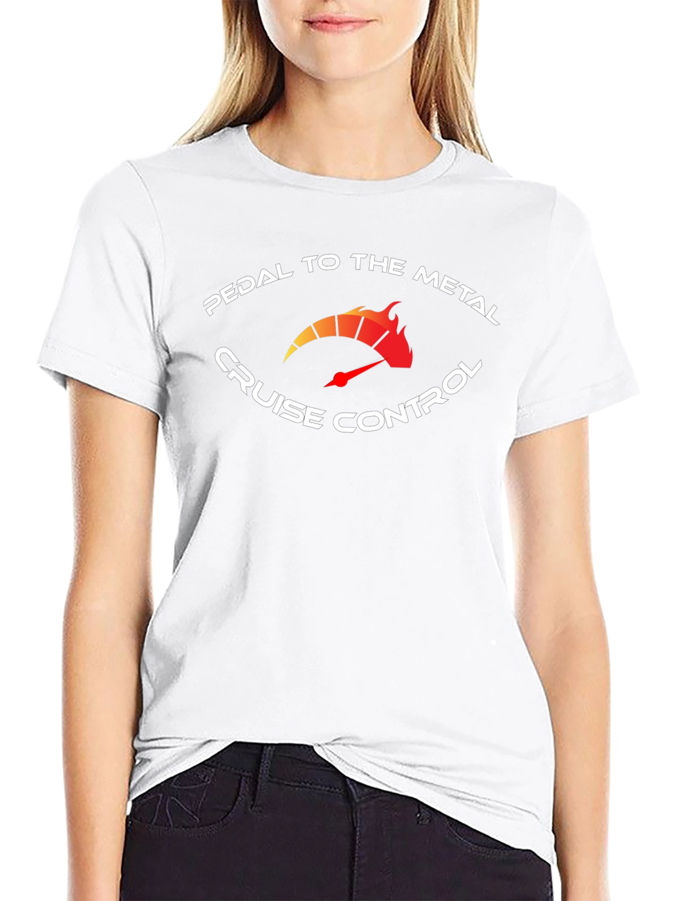 Pedal to the Metal Cruise Control Black Tee