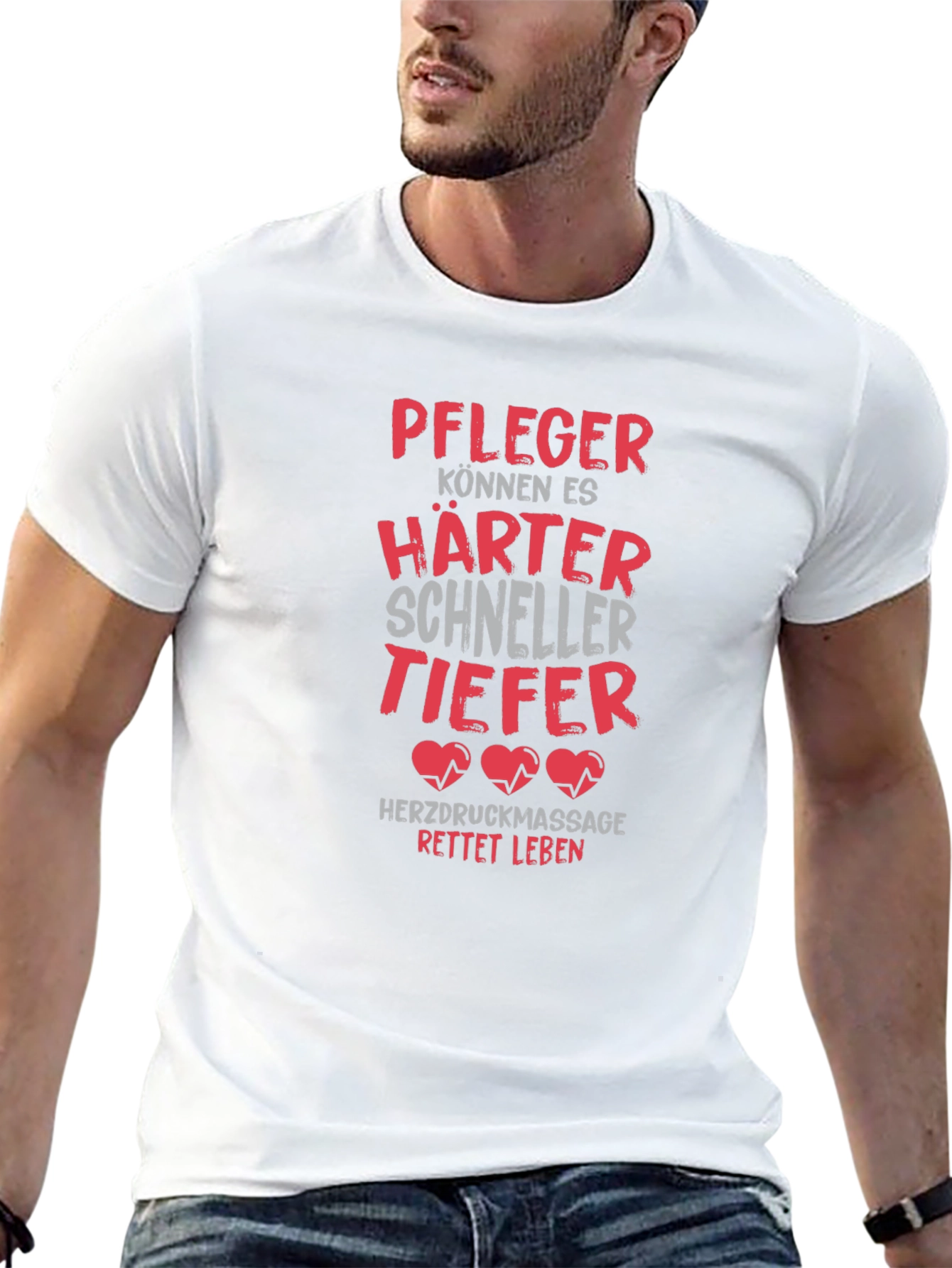 Pfleger Können Es Harter Mens Graphic T-Shirt