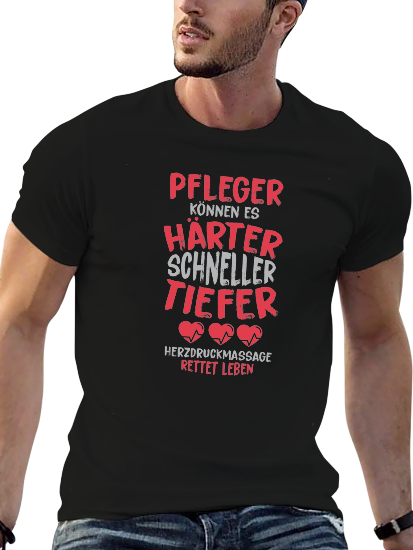 Pfleger Können Es Harter Mens Graphic T-Shirt