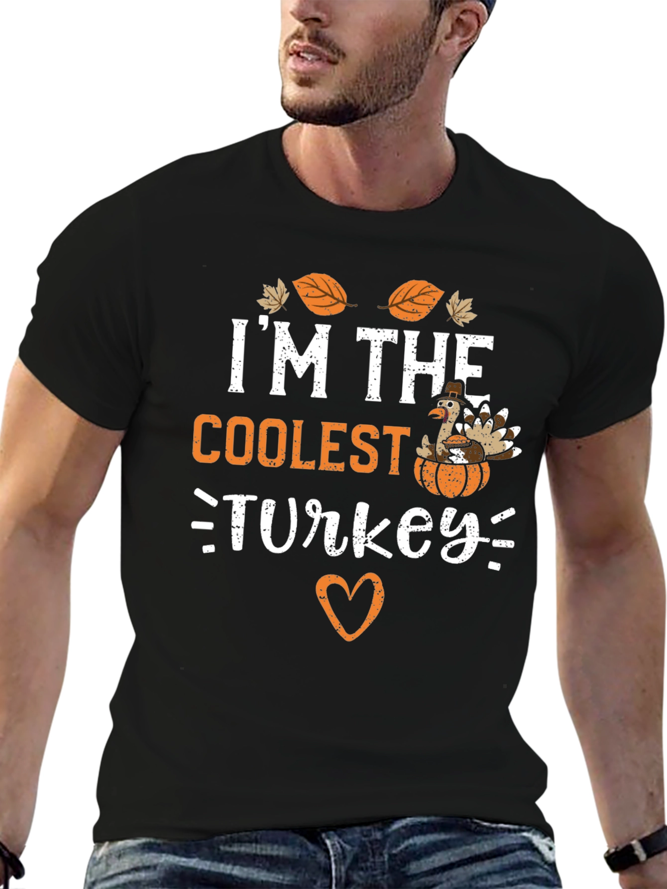 Coolest Turkey T-Shirt - Thanksgiving Festive Tee