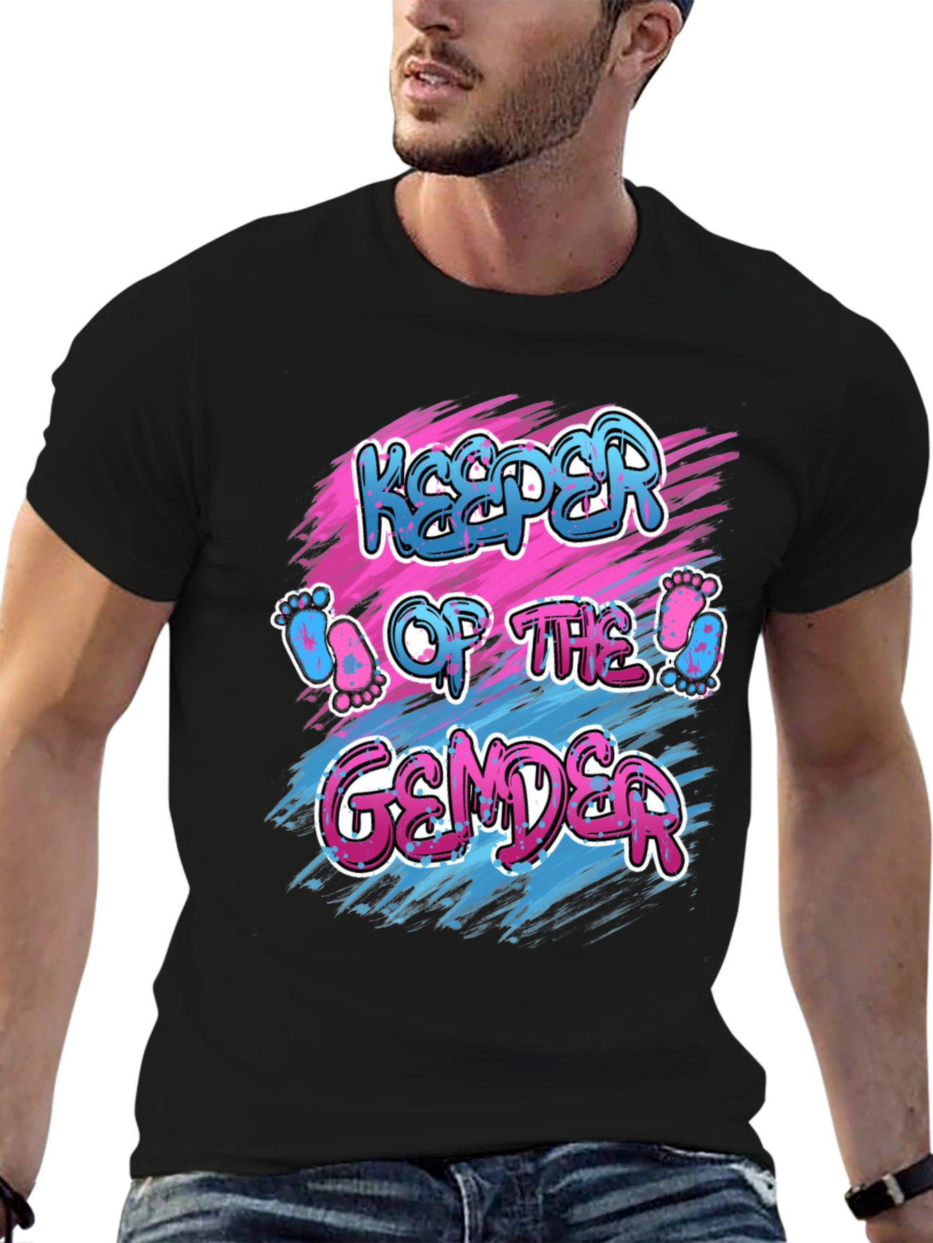 Keeper of the Gender T-Shirt Baby Reveal