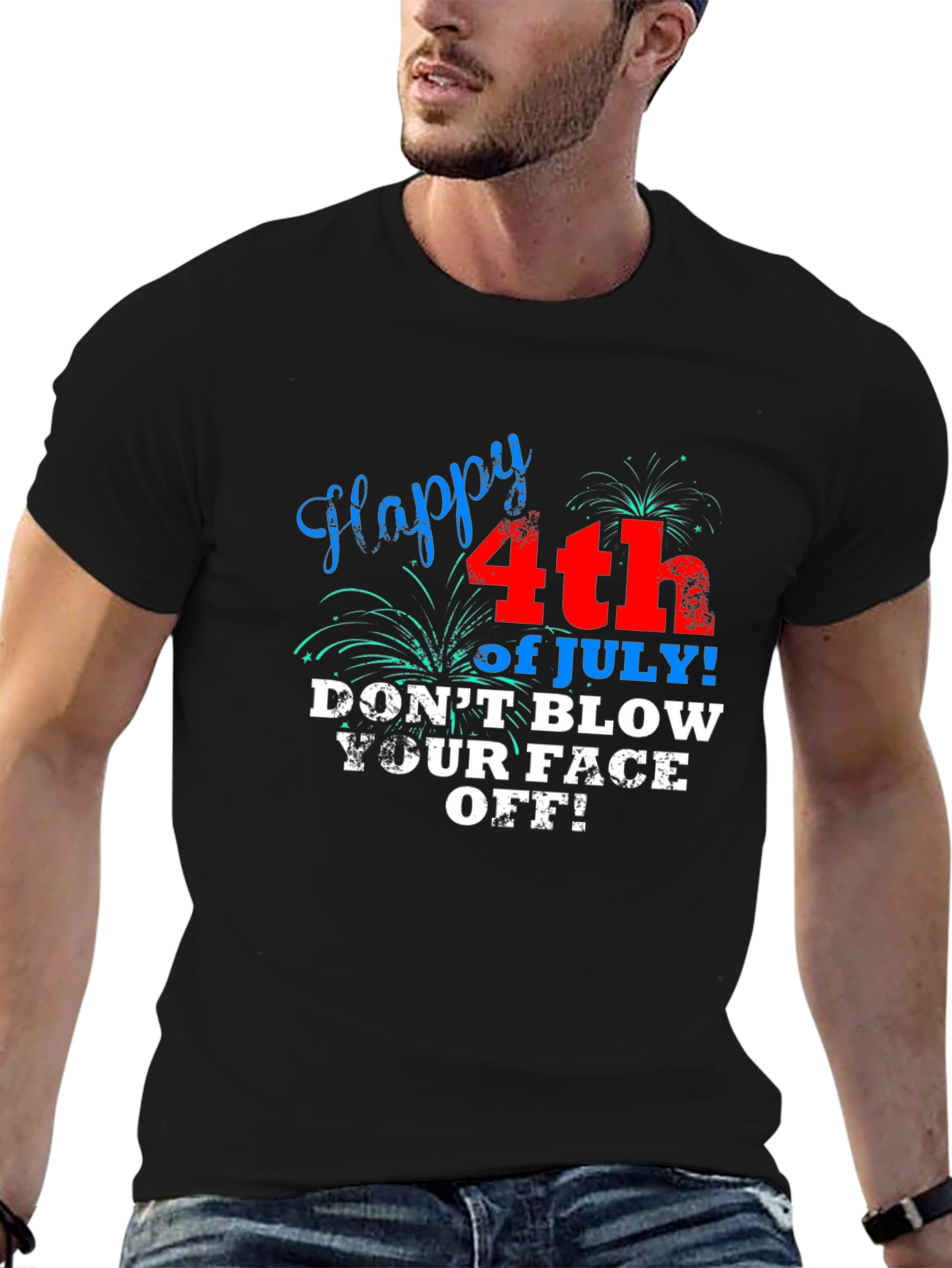 Happy 4th of July Graphic T-Shirt
