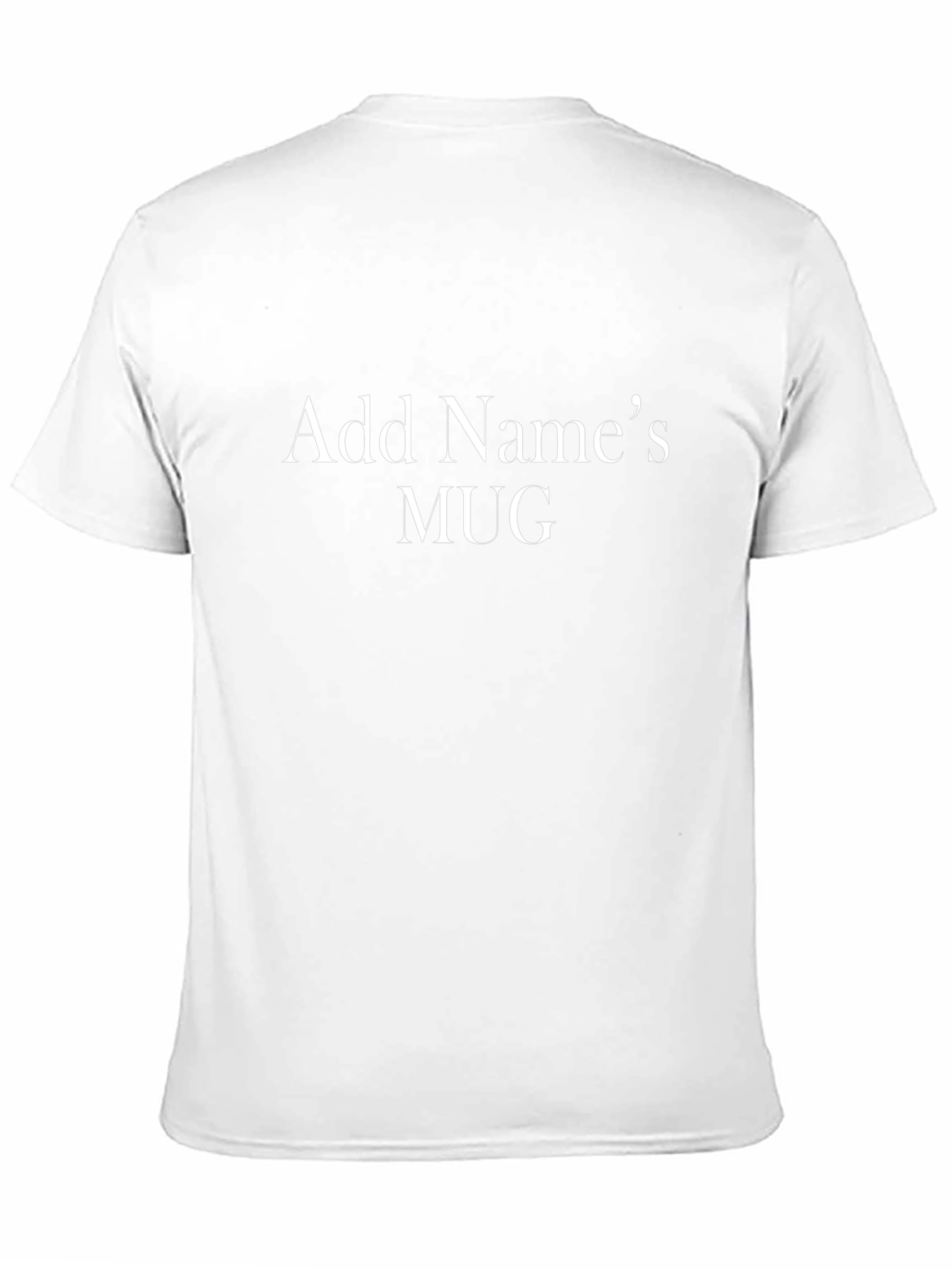 Customizable Add Names Mug Black T-Shirt