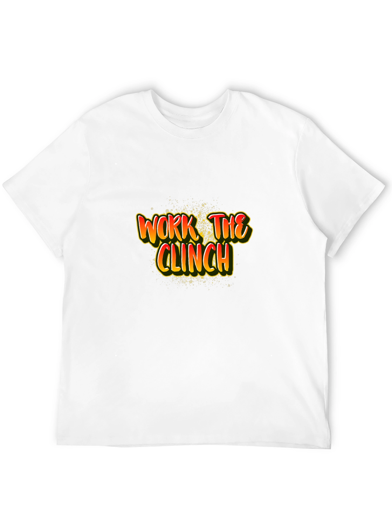 Work the Clinch Black Graphic T-Shirt