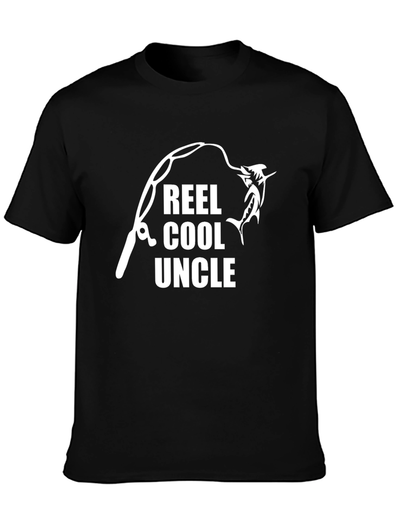 Reel Cool Uncle Fishing Graphic T-Shirt