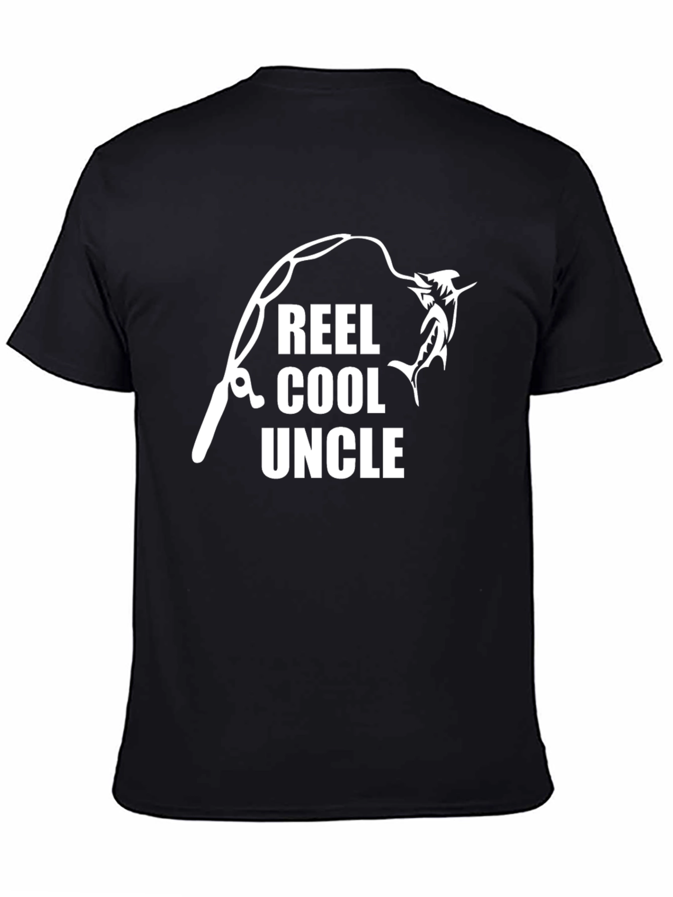 Reel Cool Uncle Fishing Graphic T-Shirt