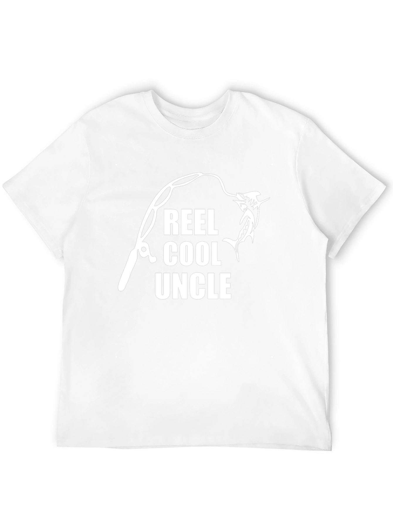 Reel Cool Uncle Fishing Graphic T-Shirt
