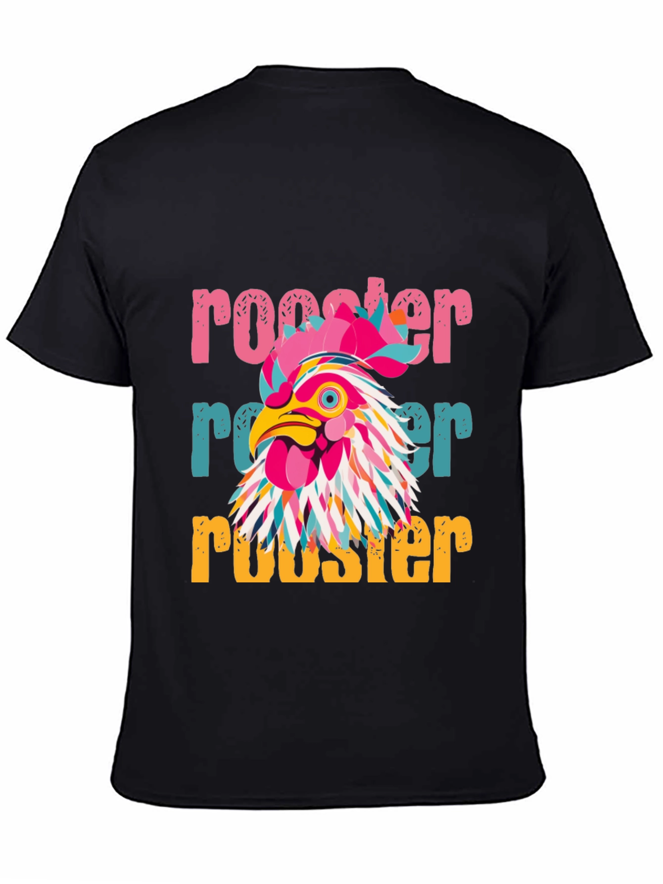 Rooster Graphic Tee - Vibrant & Unique Design