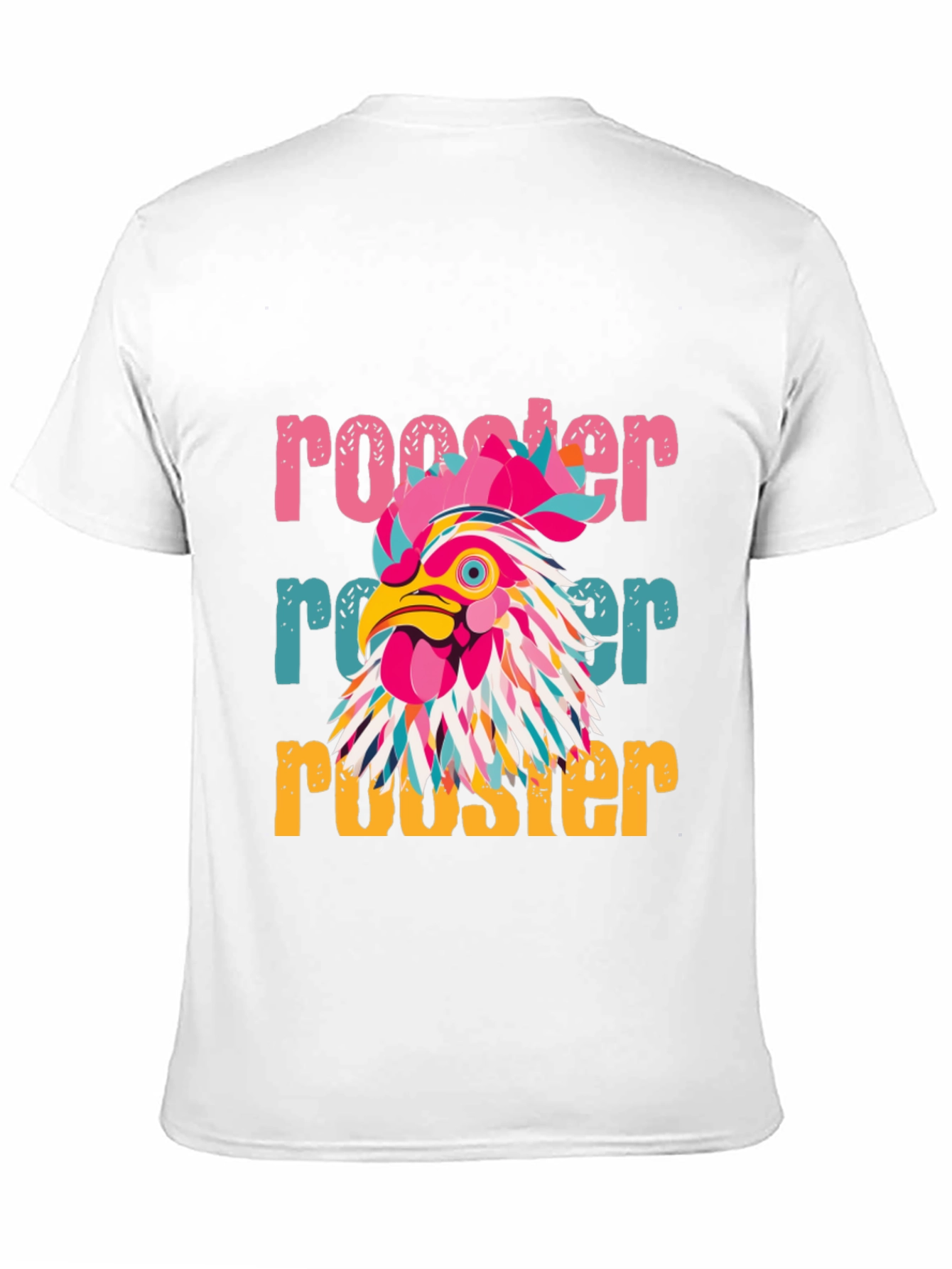 Rooster Graphic Tee - Vibrant & Unique Design