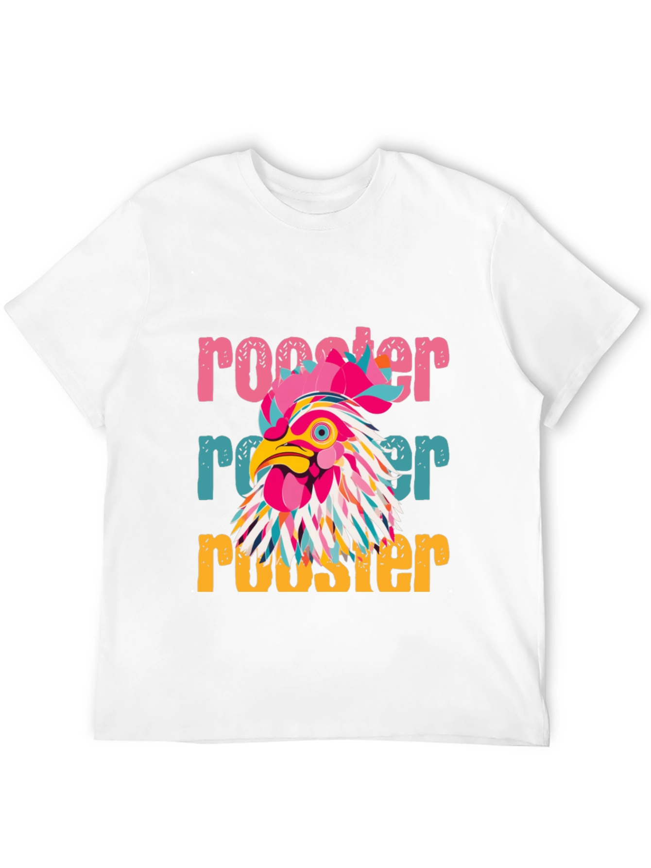 Rooster Graphic Tee - Vibrant & Unique Design