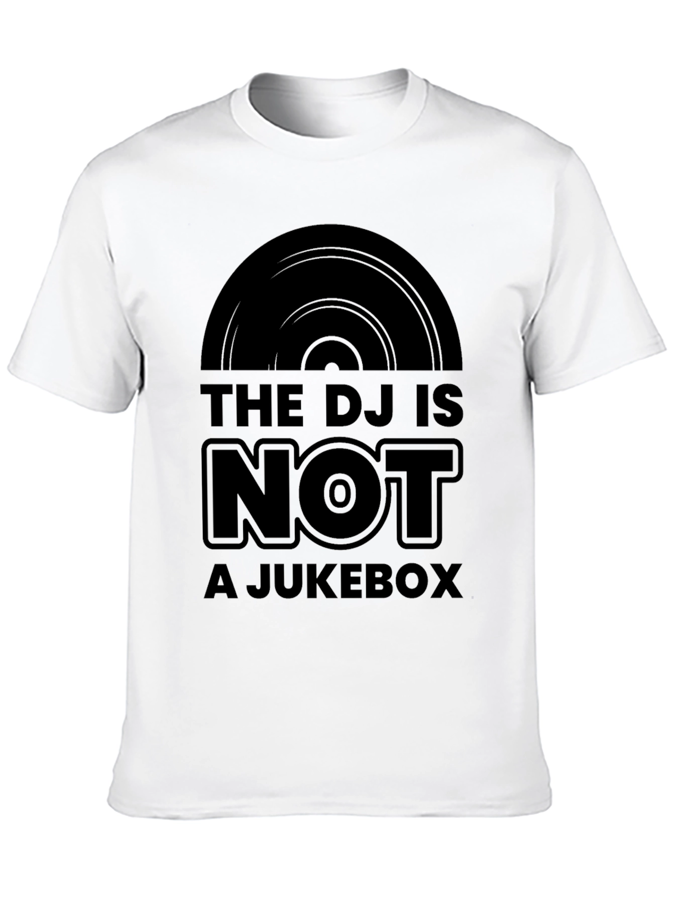 DJ is Not a Jukebox Black T-Shirt