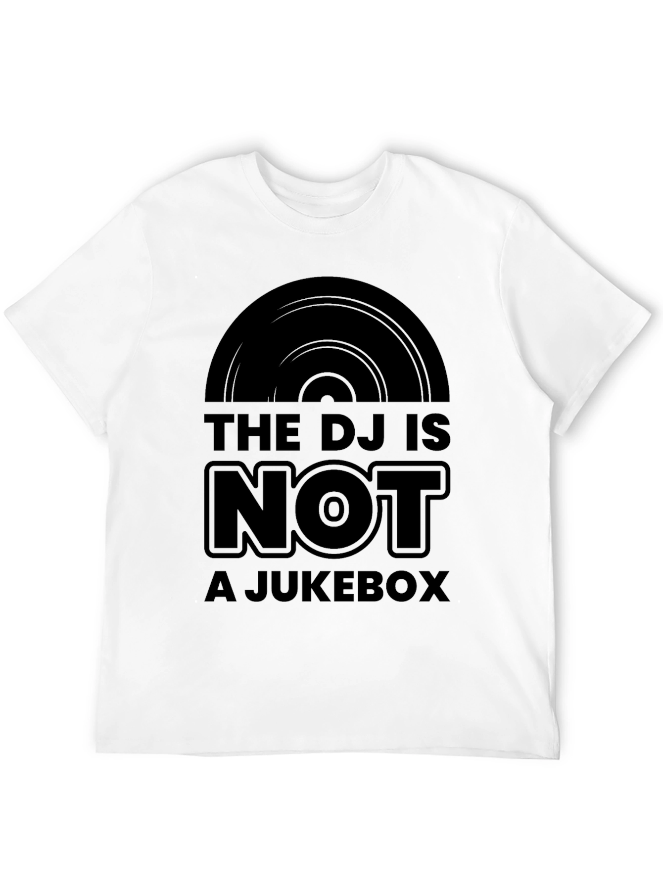 DJ is Not a Jukebox Black T-Shirt