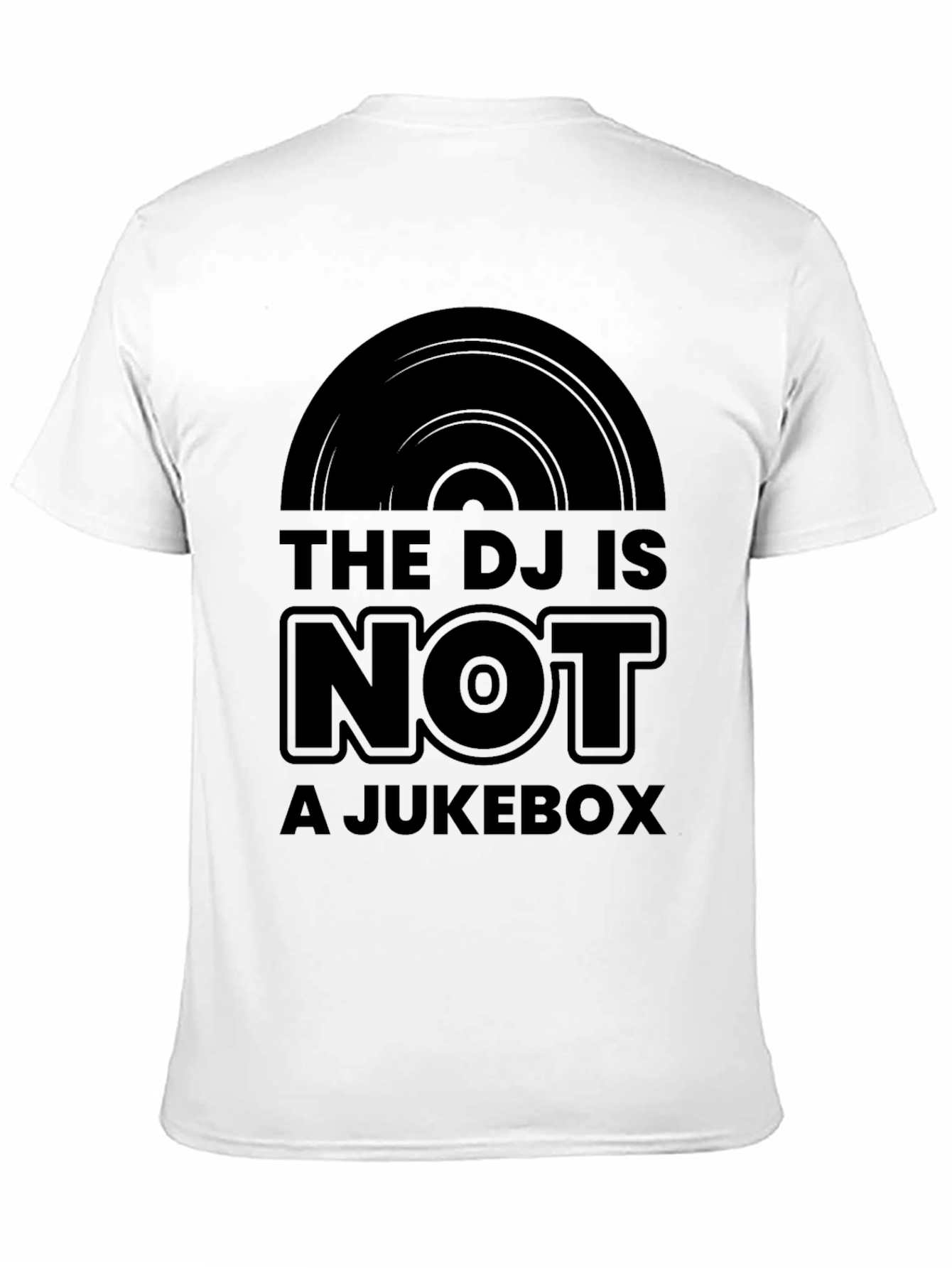 DJ is Not a Jukebox Black T-Shirt
