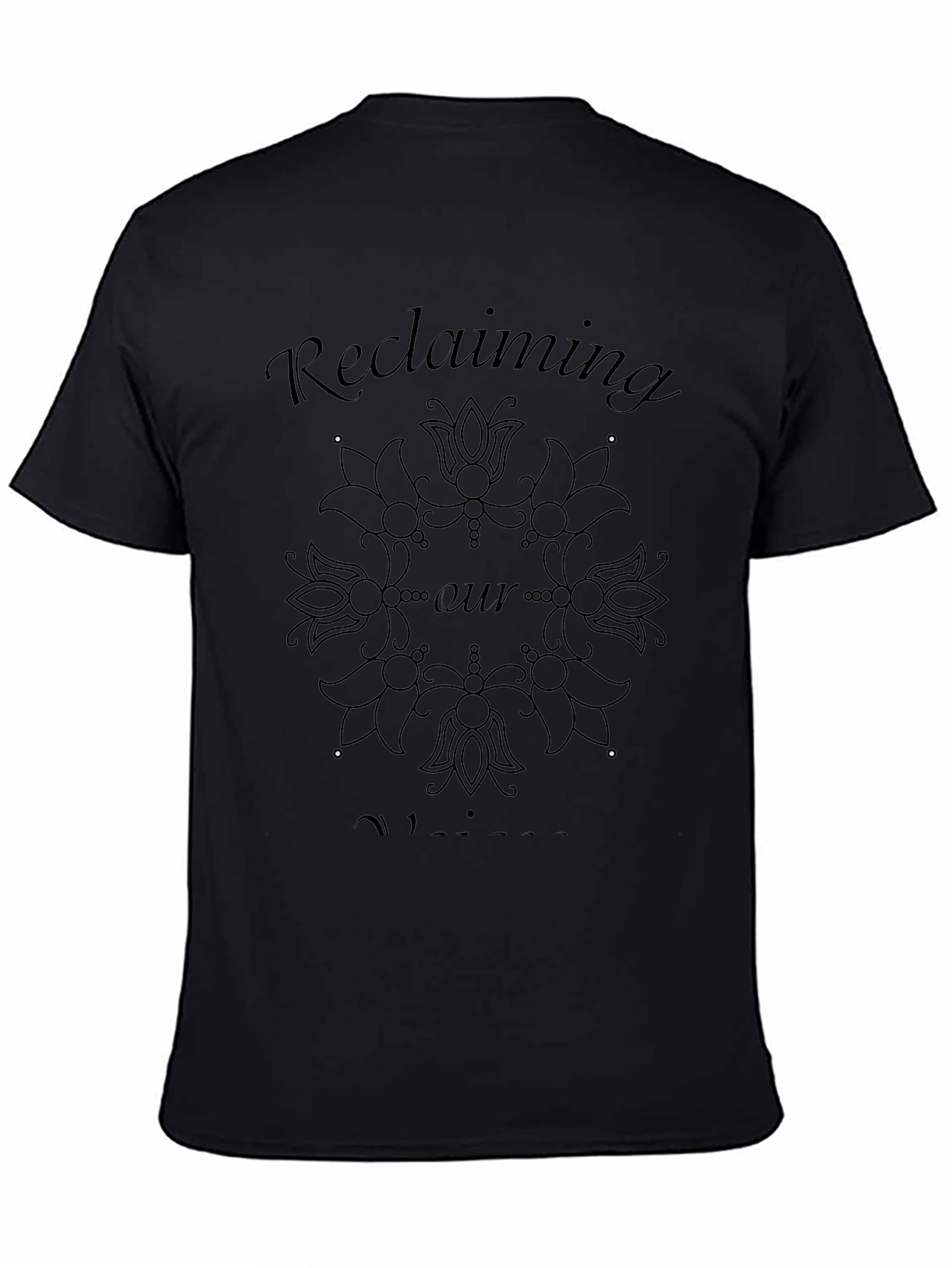 Reclaiming Our Visions Graphic T-Shirt - Black
