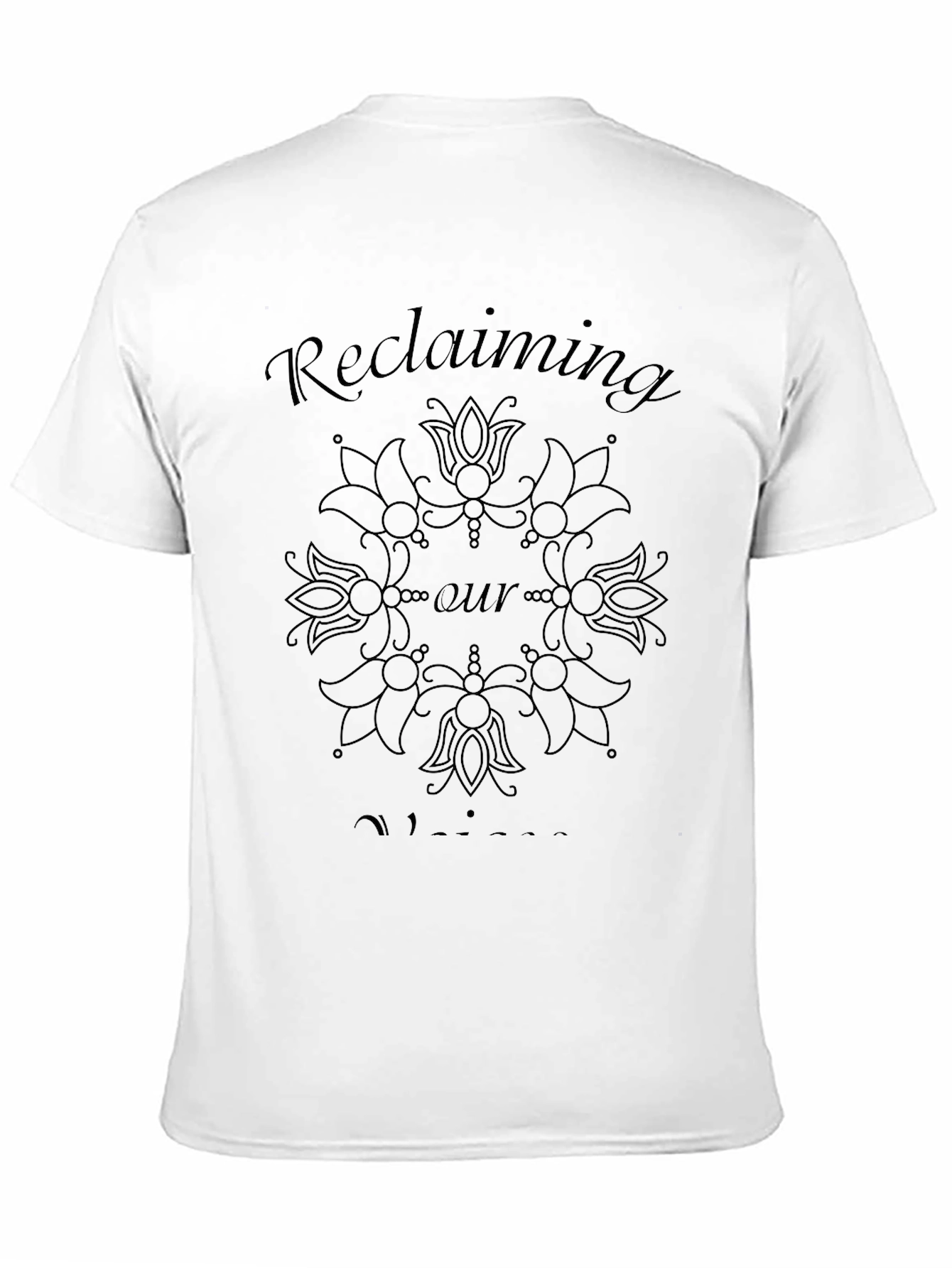 Reclaiming Our Visions Graphic T-Shirt - Black