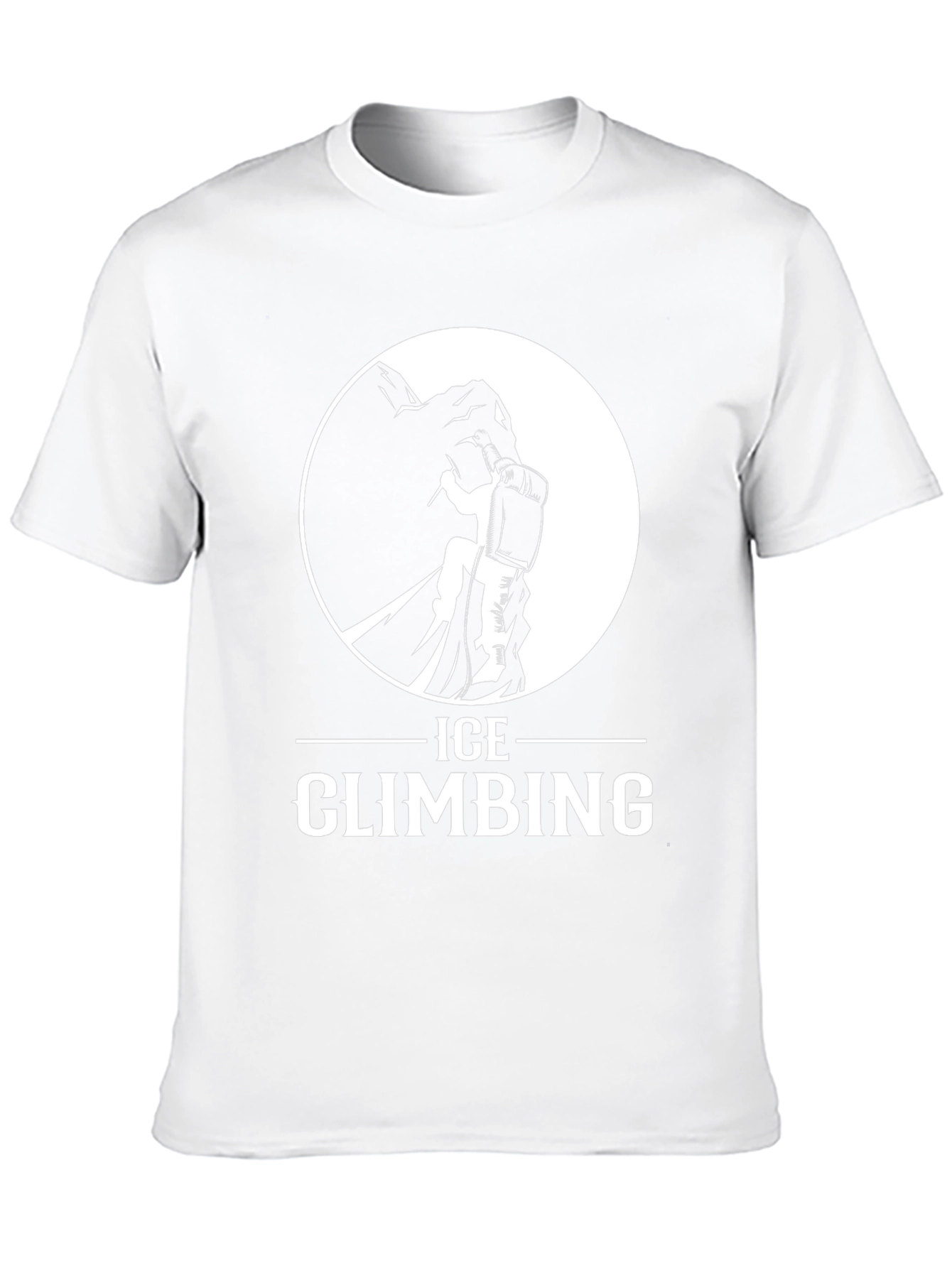 Ice Climbing Graphic Tee - Black