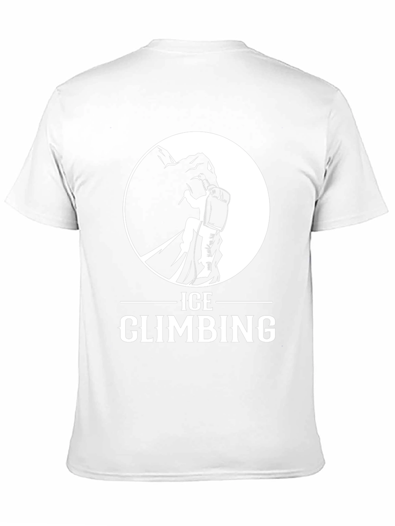 Ice Climbing Graphic Tee - Black