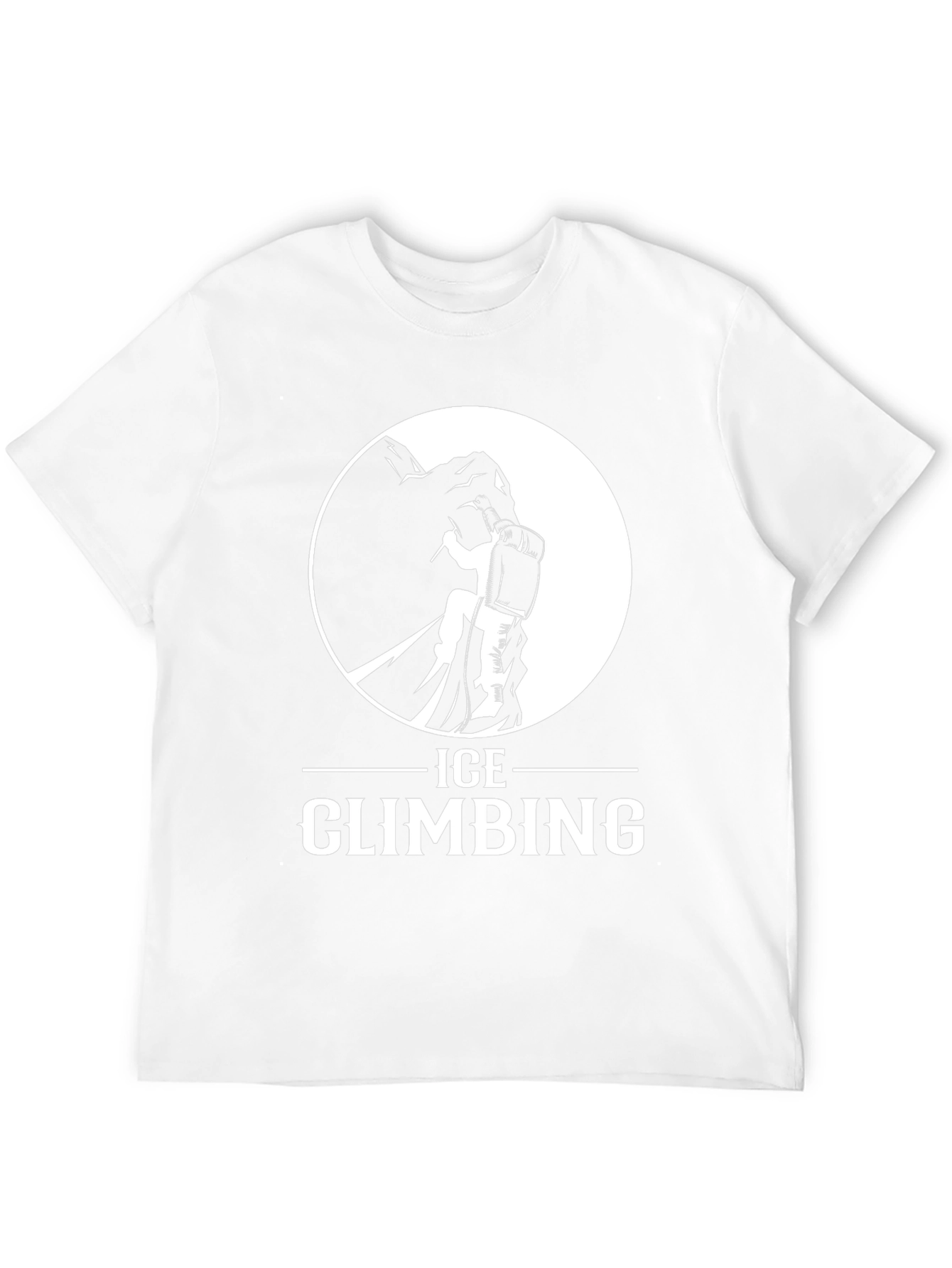 Ice Climbing Graphic Tee - Black