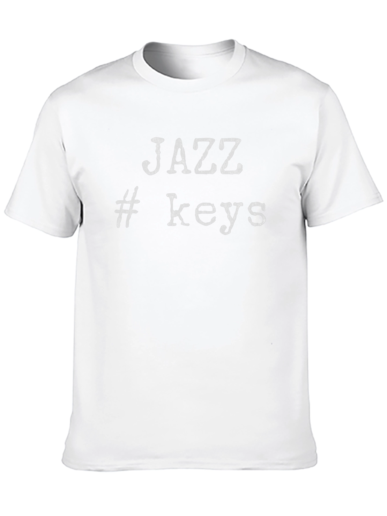 Jazz # Keys T-Shirt - Music Lover Tee