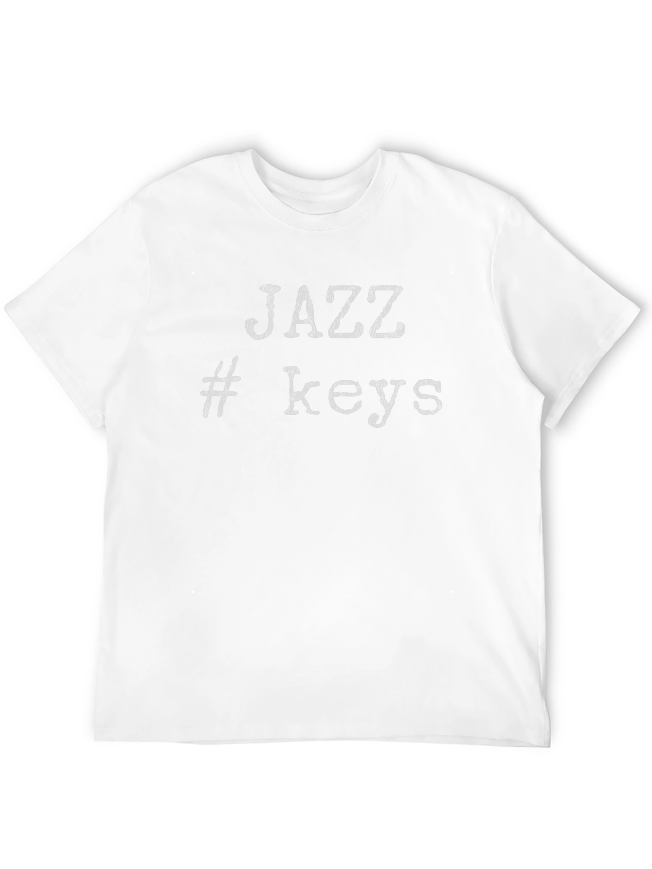 Jazz # Keys T-Shirt - Music Lover Tee
