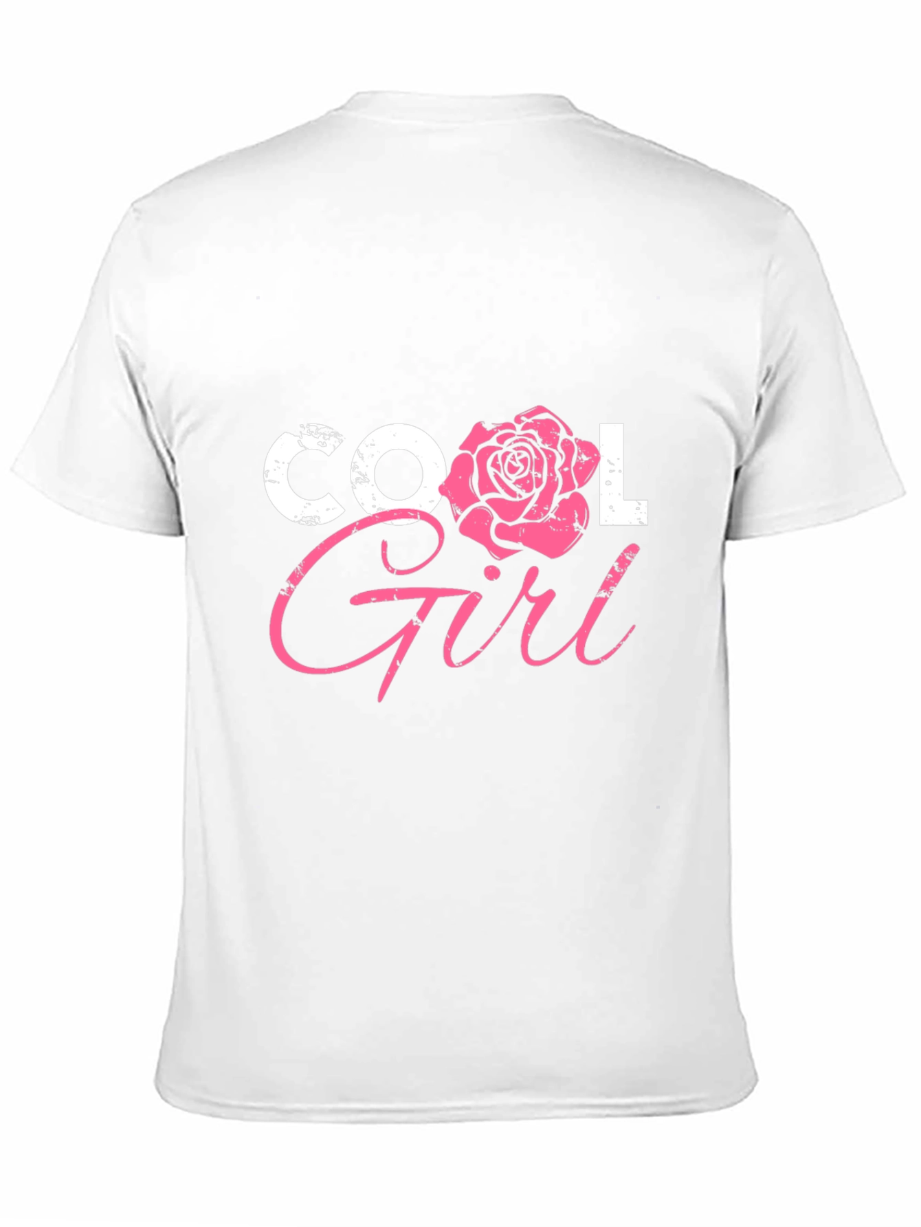 Cool Girl Rose Graphic Tee - Trendy Fashion