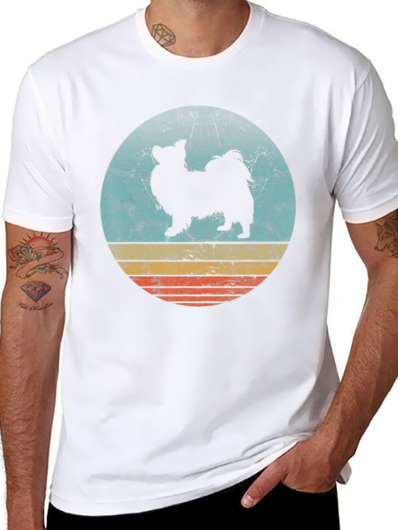 Retro Dog Silhouette Tee