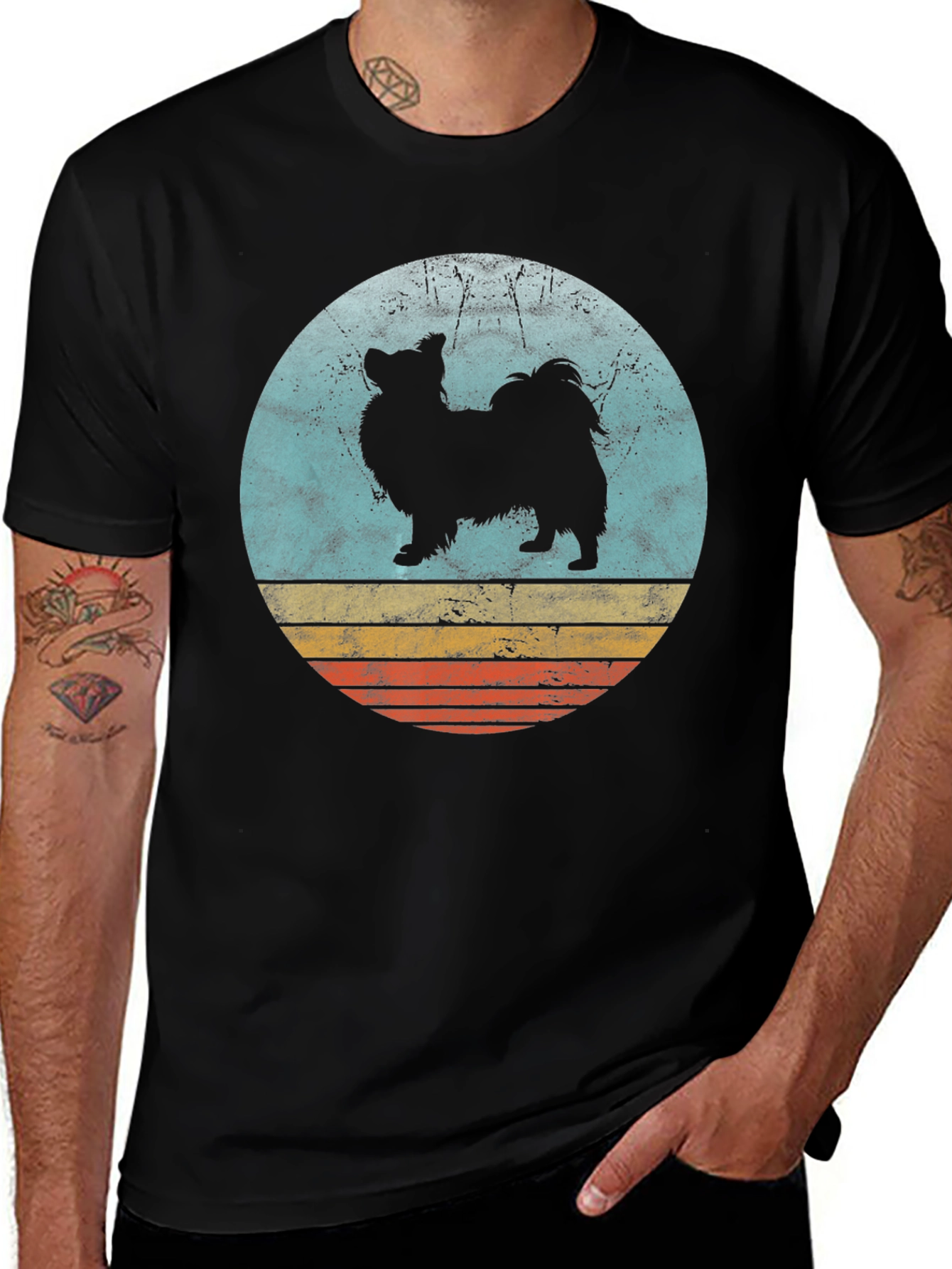 Retro Dog Silhouette Tee