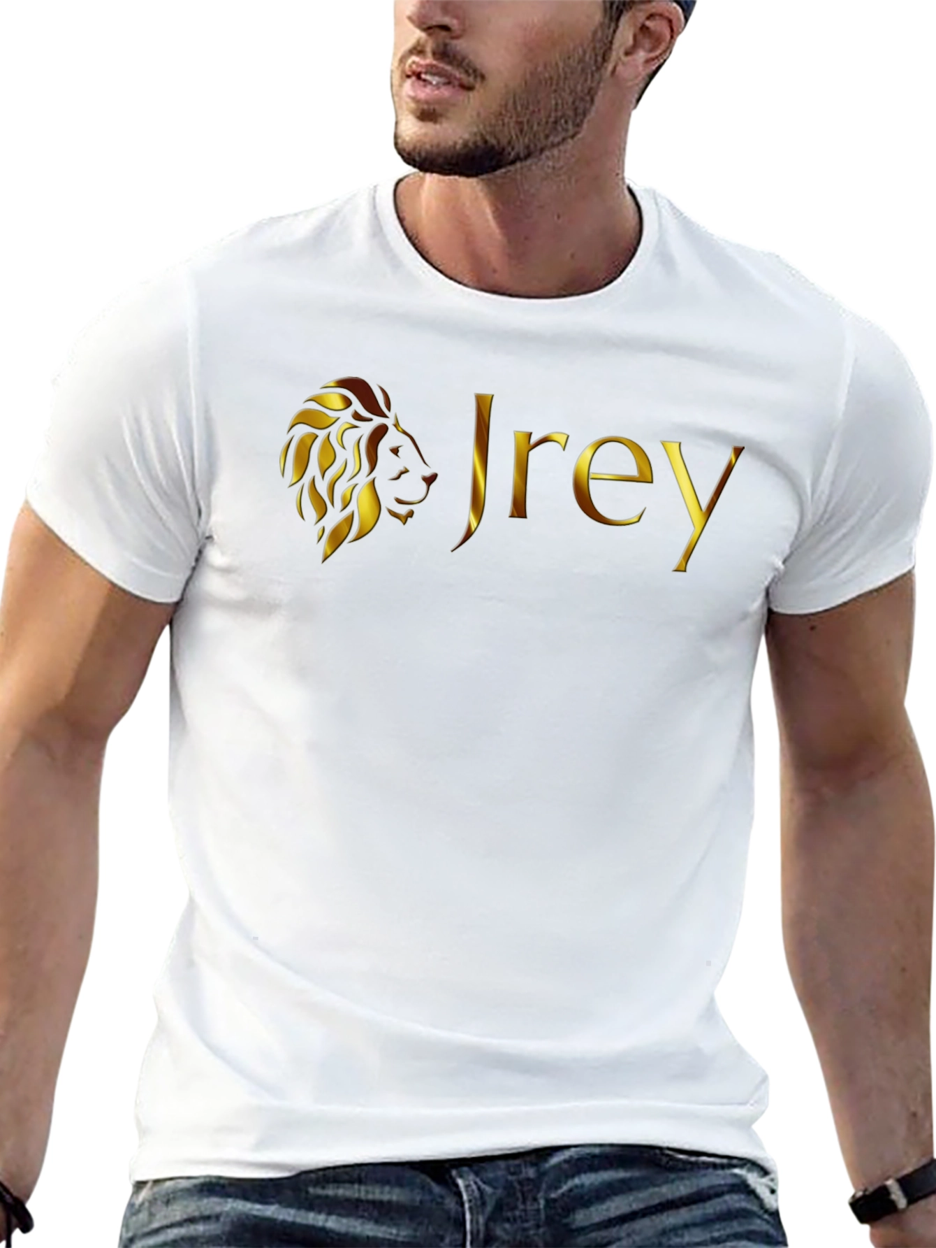 Lion Jrey Graphic T-Shirt