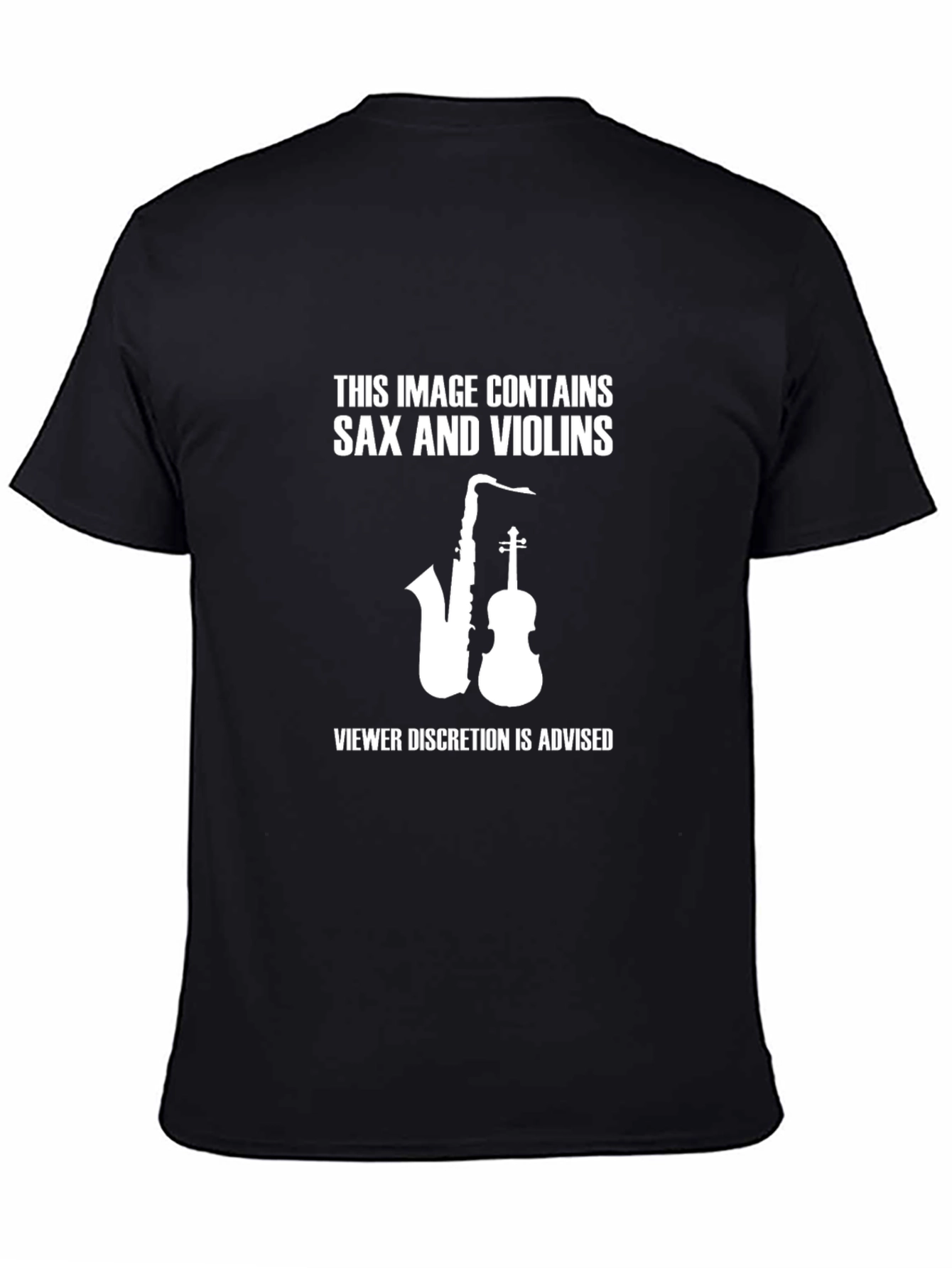 Sax and Violins Graphic T-Shirt - Viewer Discretion Advised