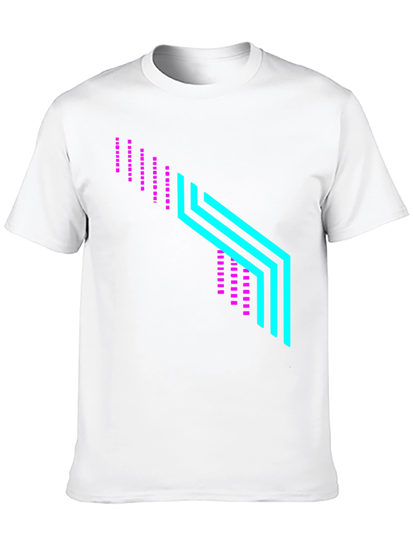 Neon Graphic Black T-Shirt