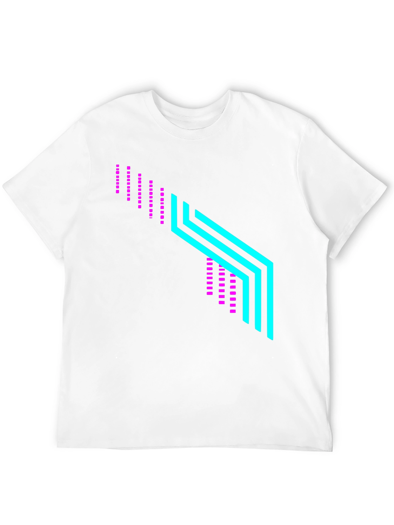 Neon Graphic Black T-Shirt