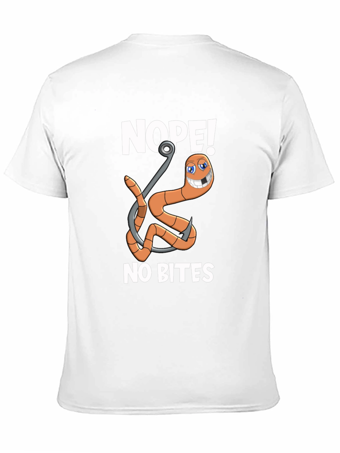 Nope! No Bites Fishing Humor T-Shirt