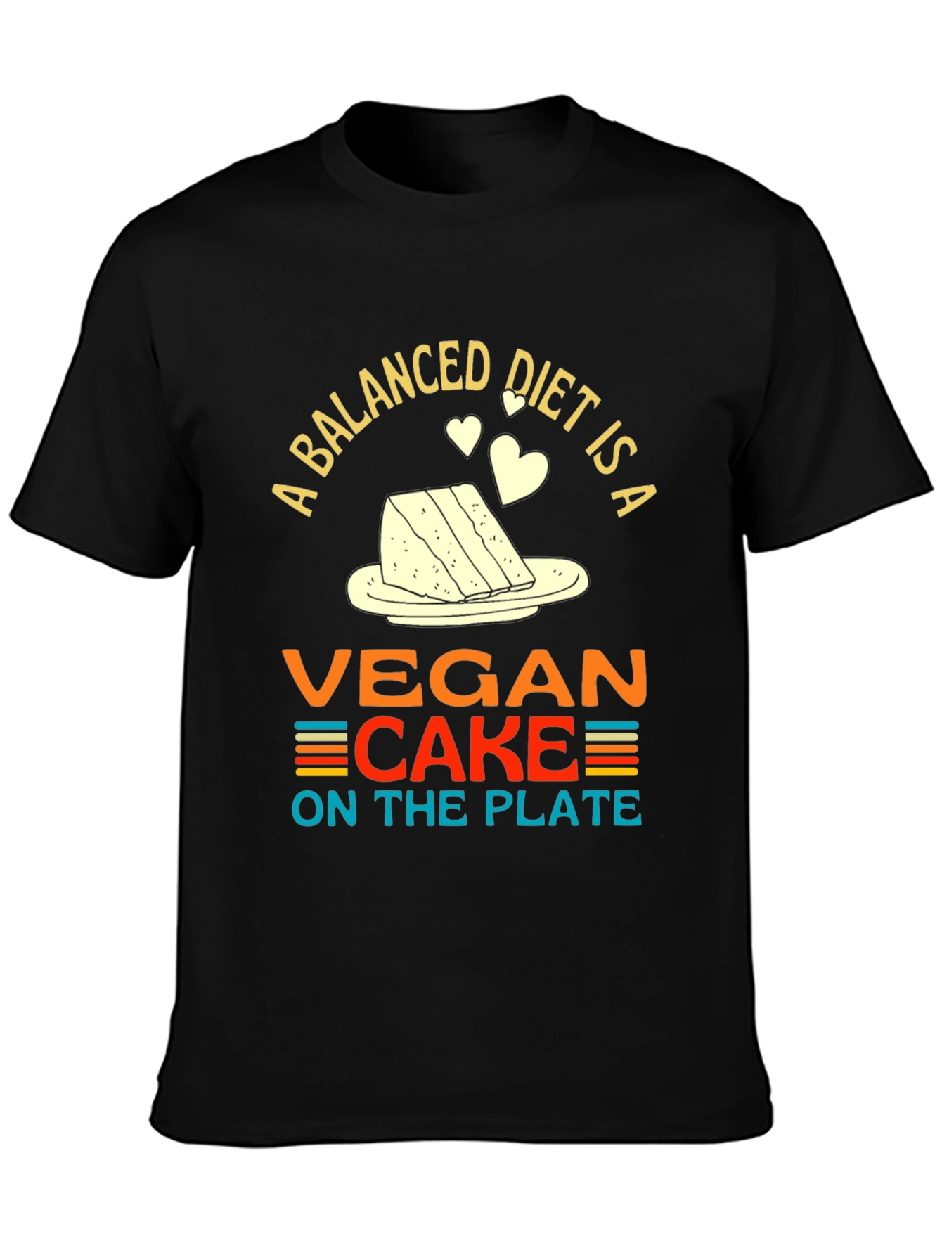 Vegan Cake Diet T-Shirt - Funny Vegan Gift