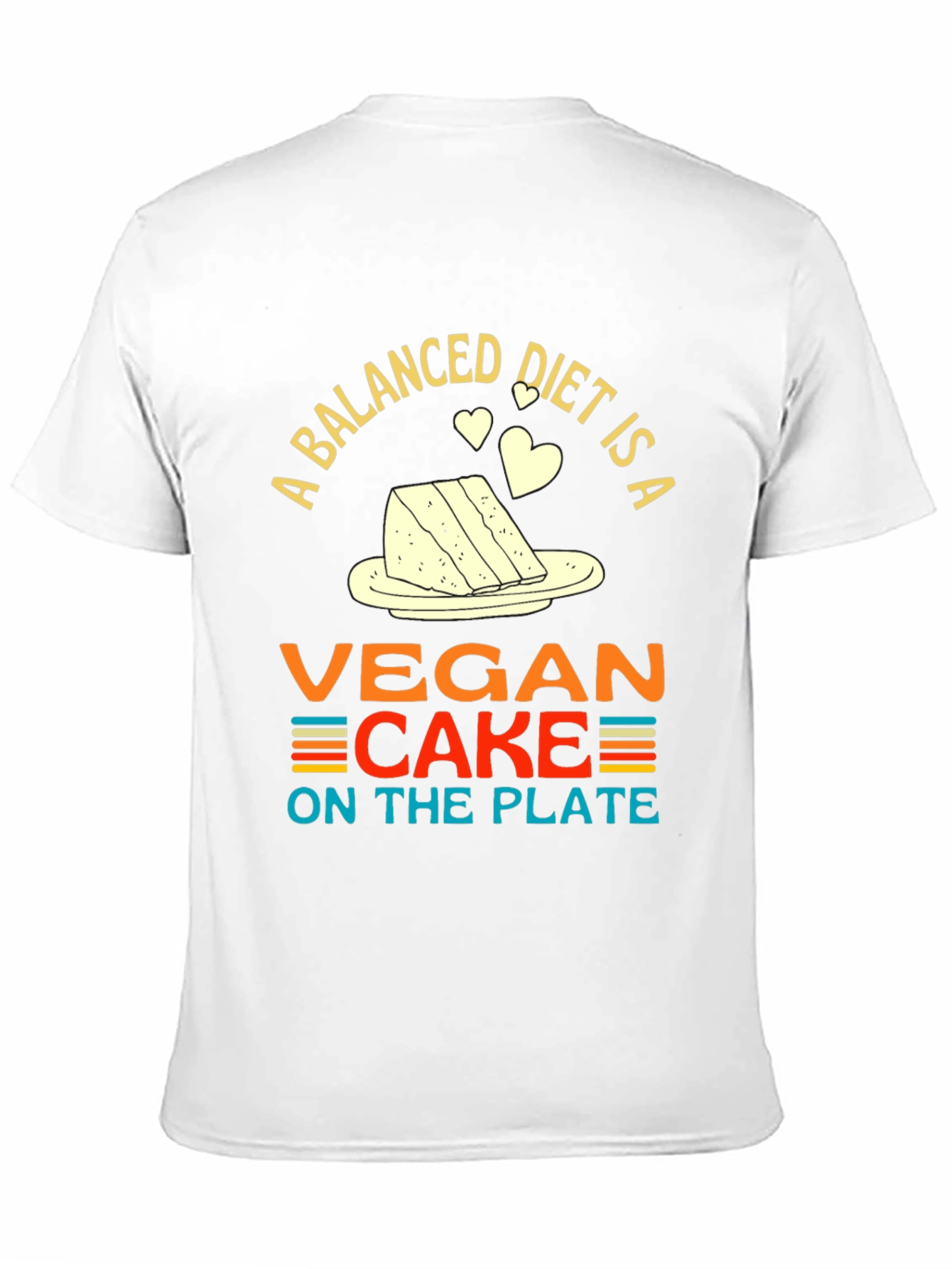 Vegan Cake Diet T-Shirt - Funny Vegan Gift
