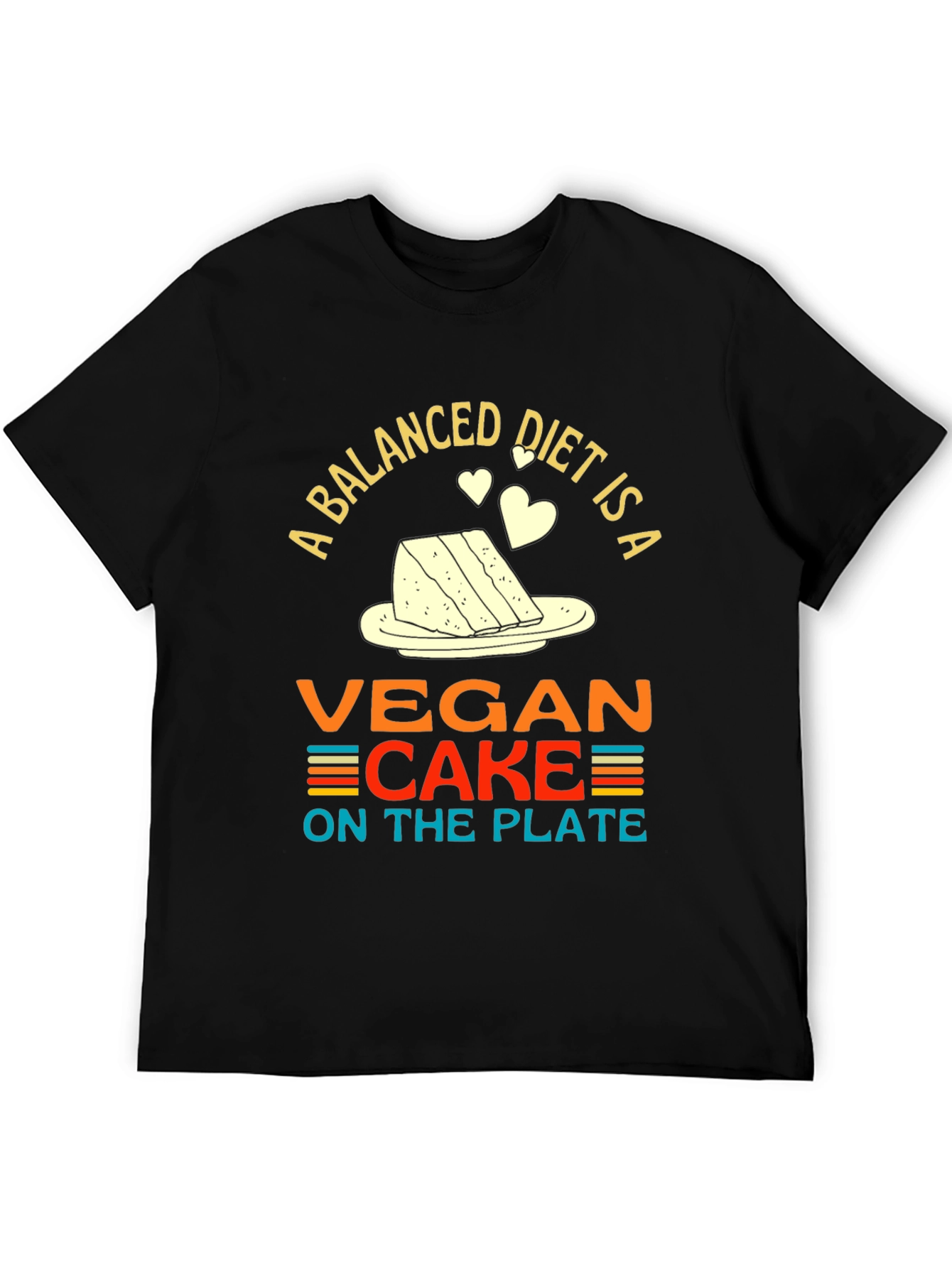 Vegan Cake Diet T-Shirt - Funny Vegan Gift