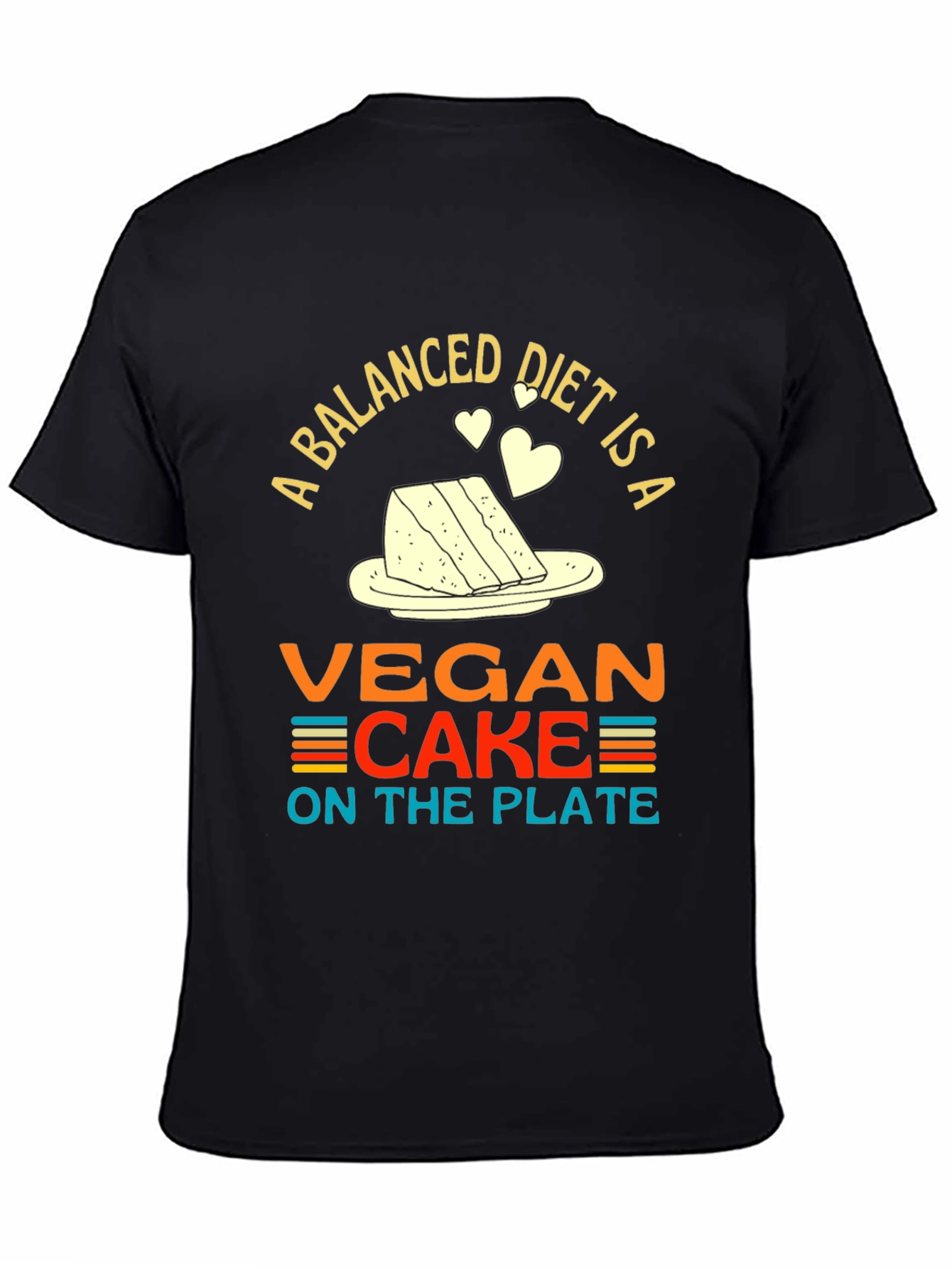 Vegan Cake Diet T-Shirt - Funny Vegan Gift