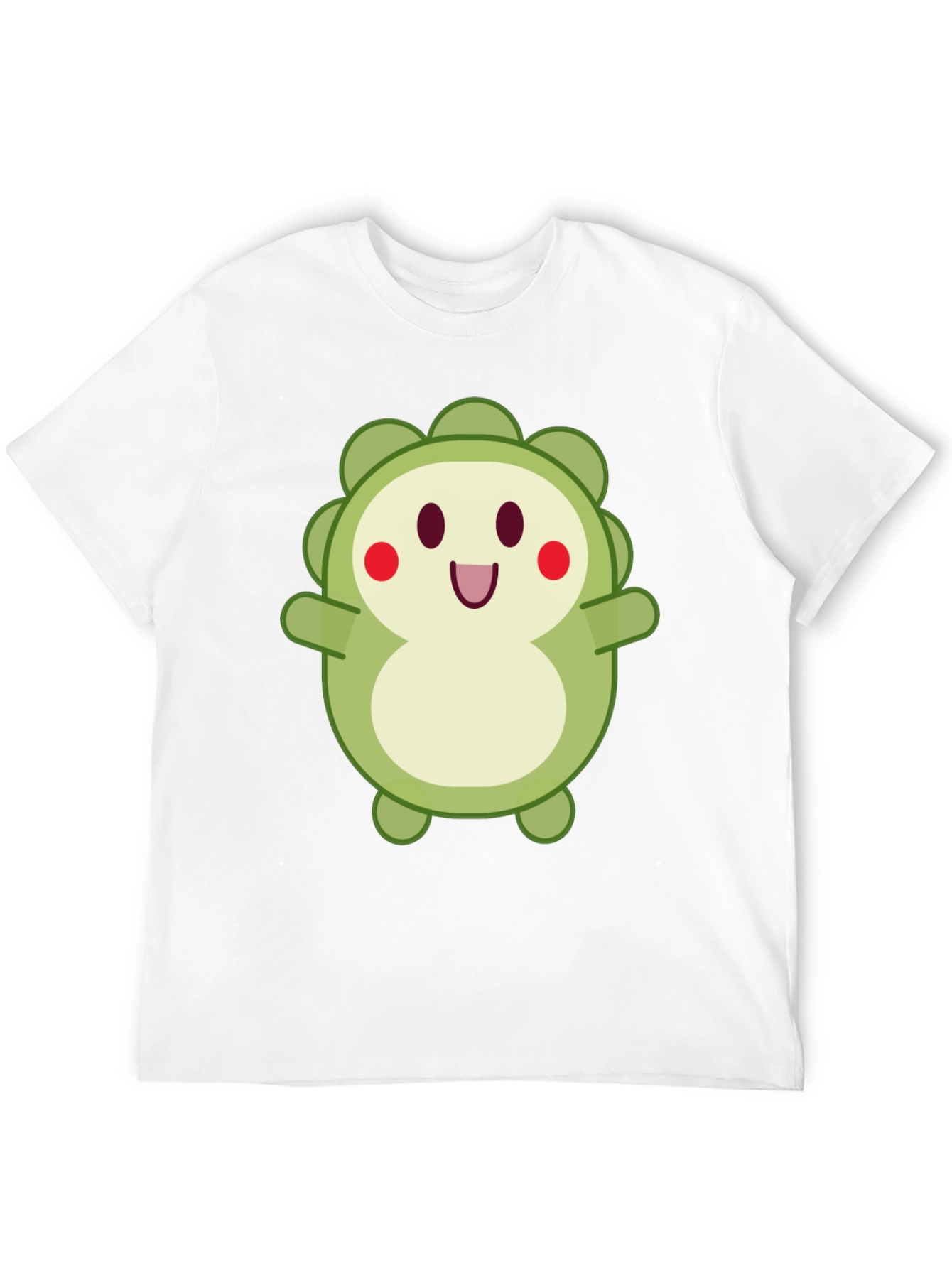 Cute Cartoon Character T-Shirt - Black