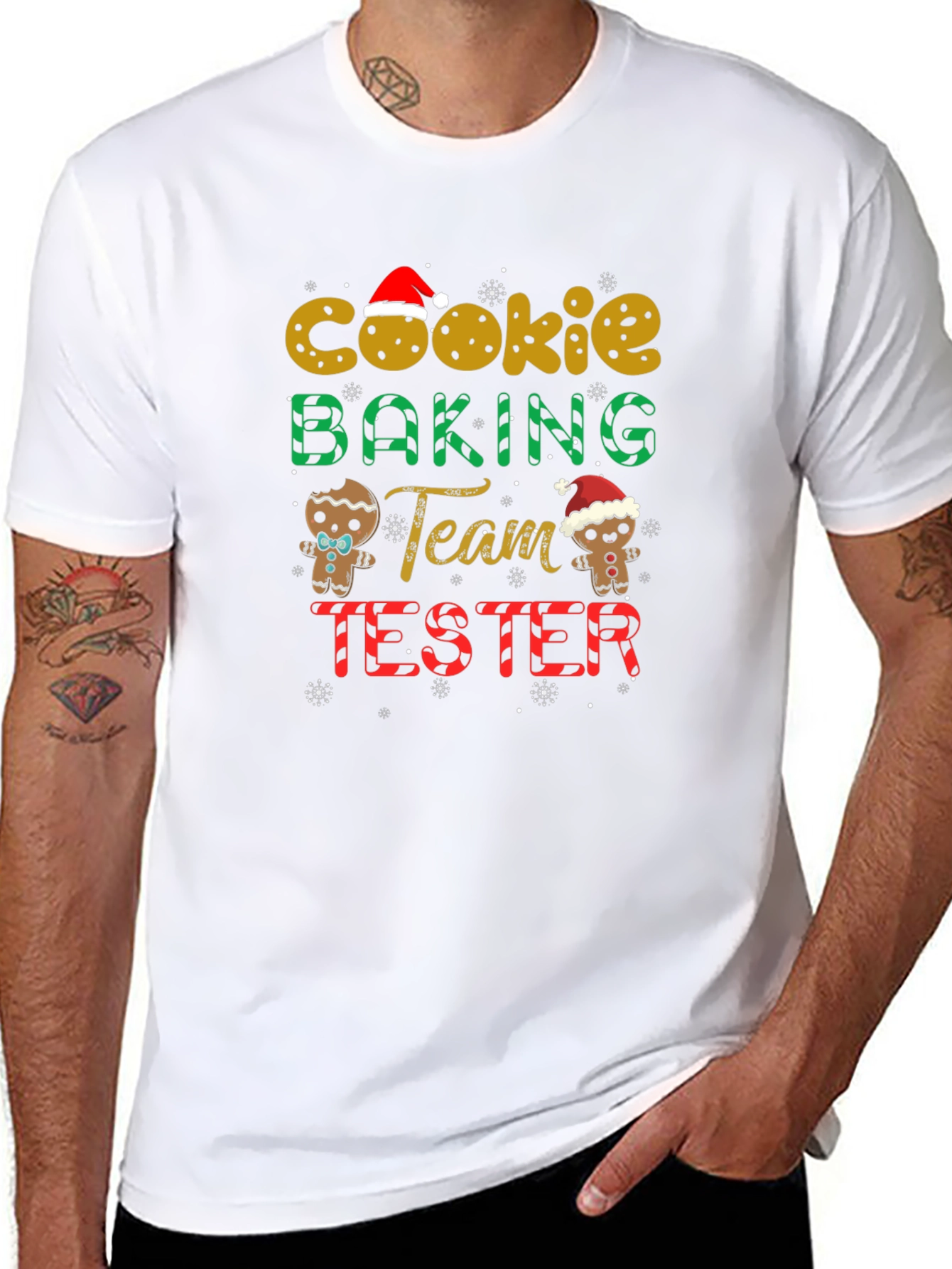 Cookie Baking Team Tester Black T-Shirt