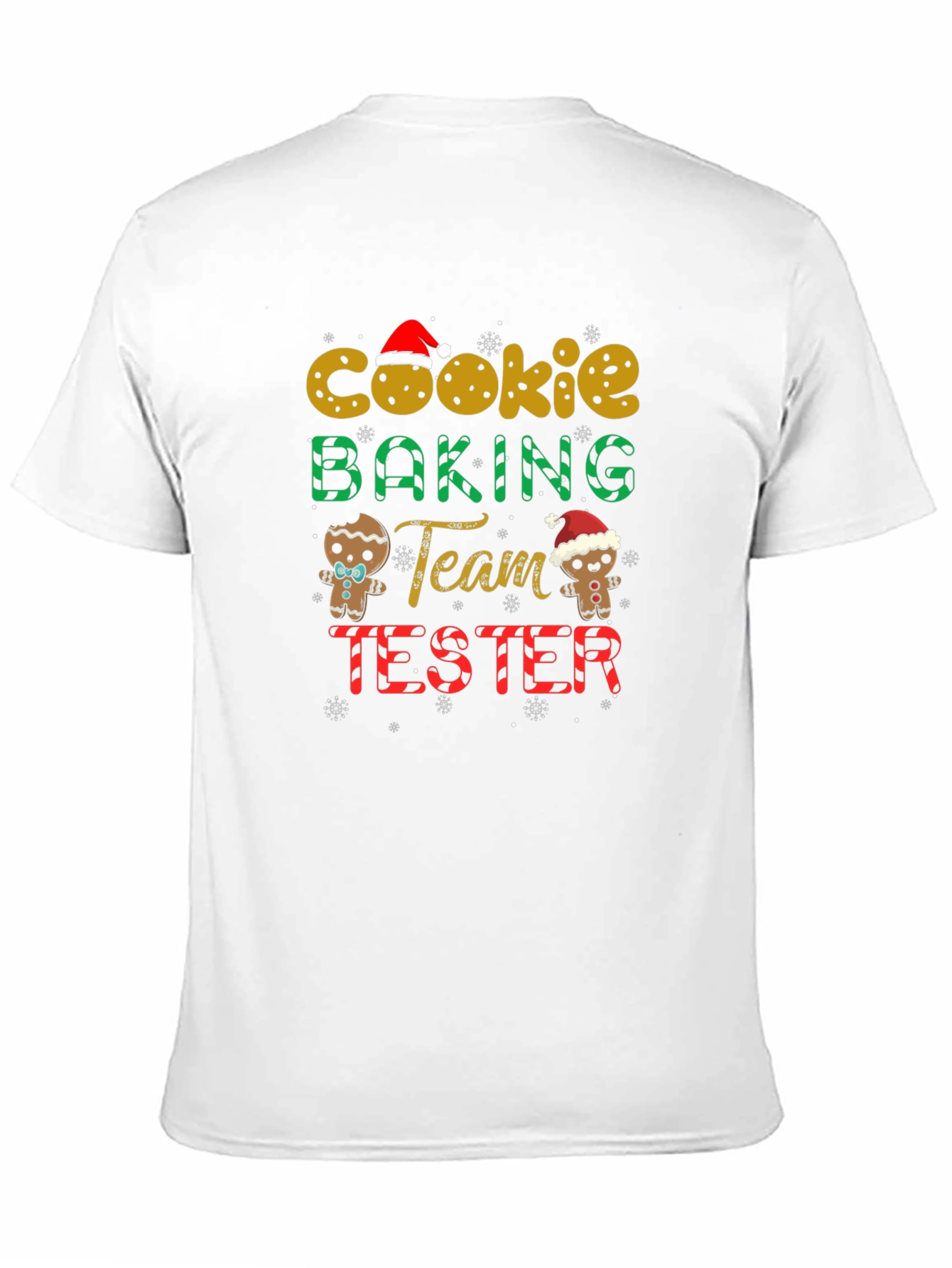 Cookie Baking Team Tester Black T-Shirt