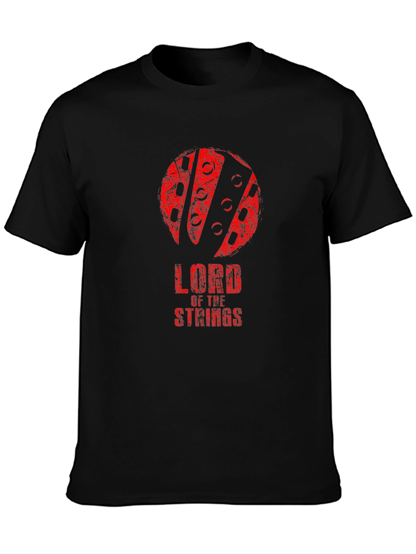 Lord of the Strings Graphic Tee - Black