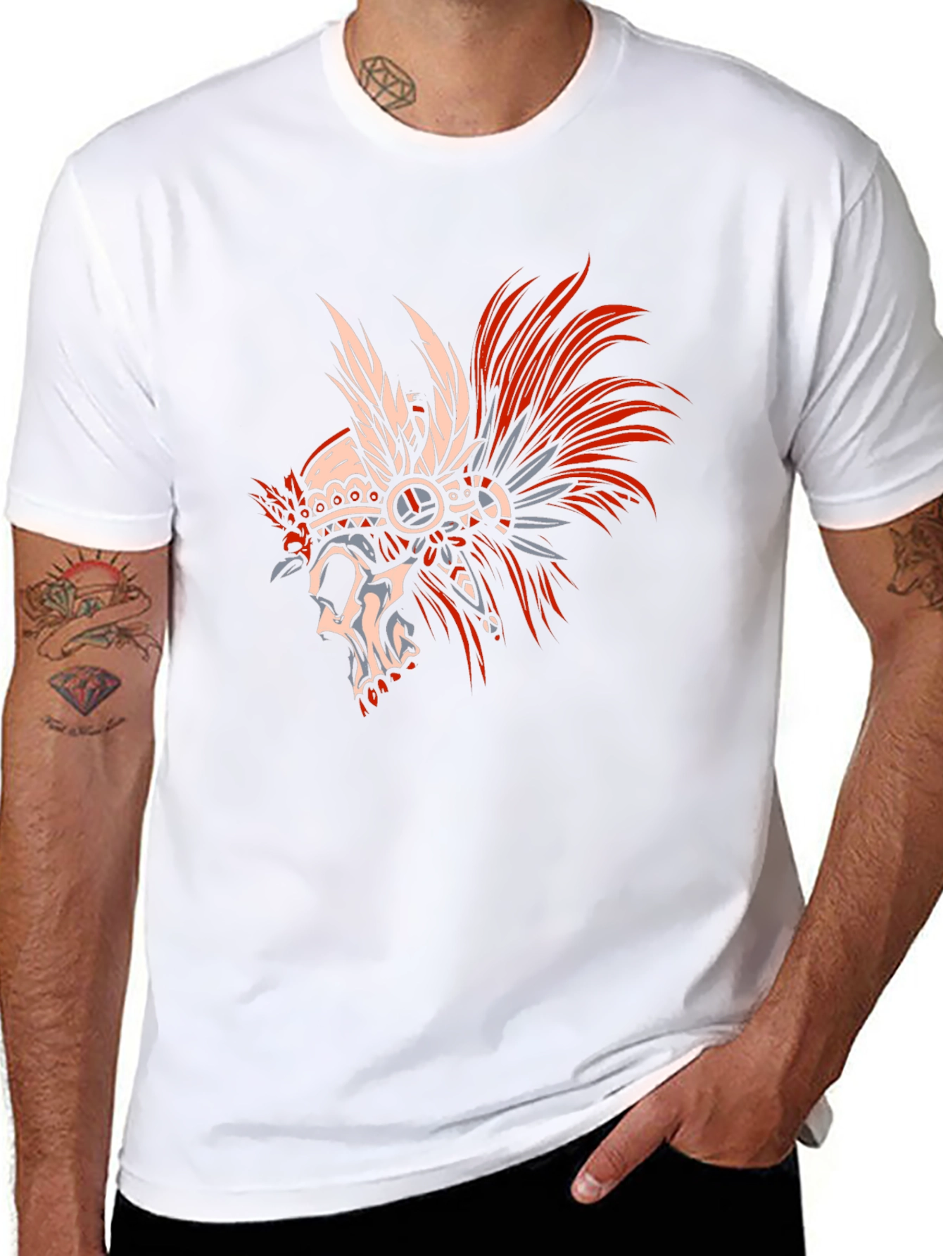 Skull Chief T-Shirt - Unique Graphic Tee