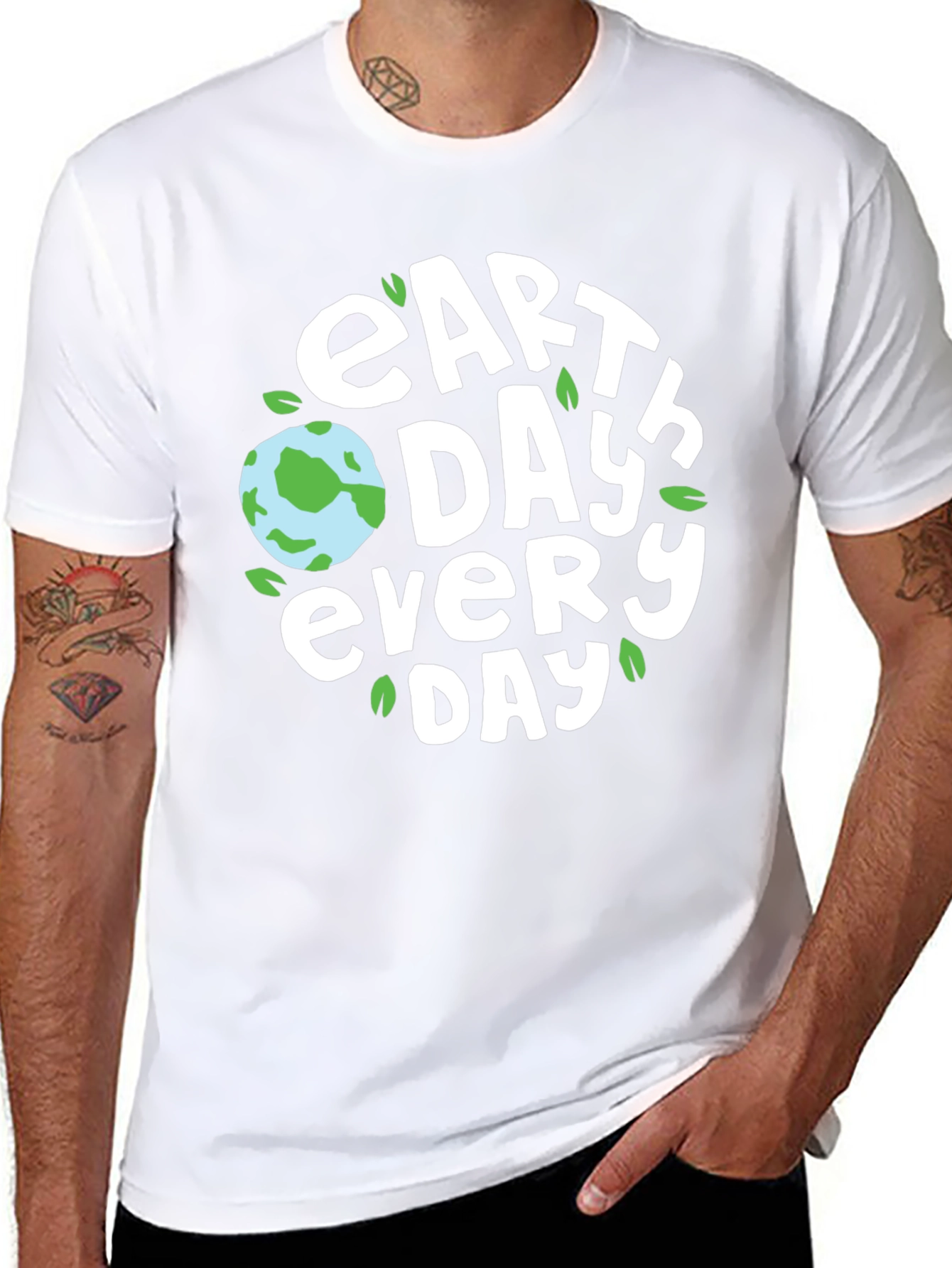 Earth Day Every Day T-Shirt - Black