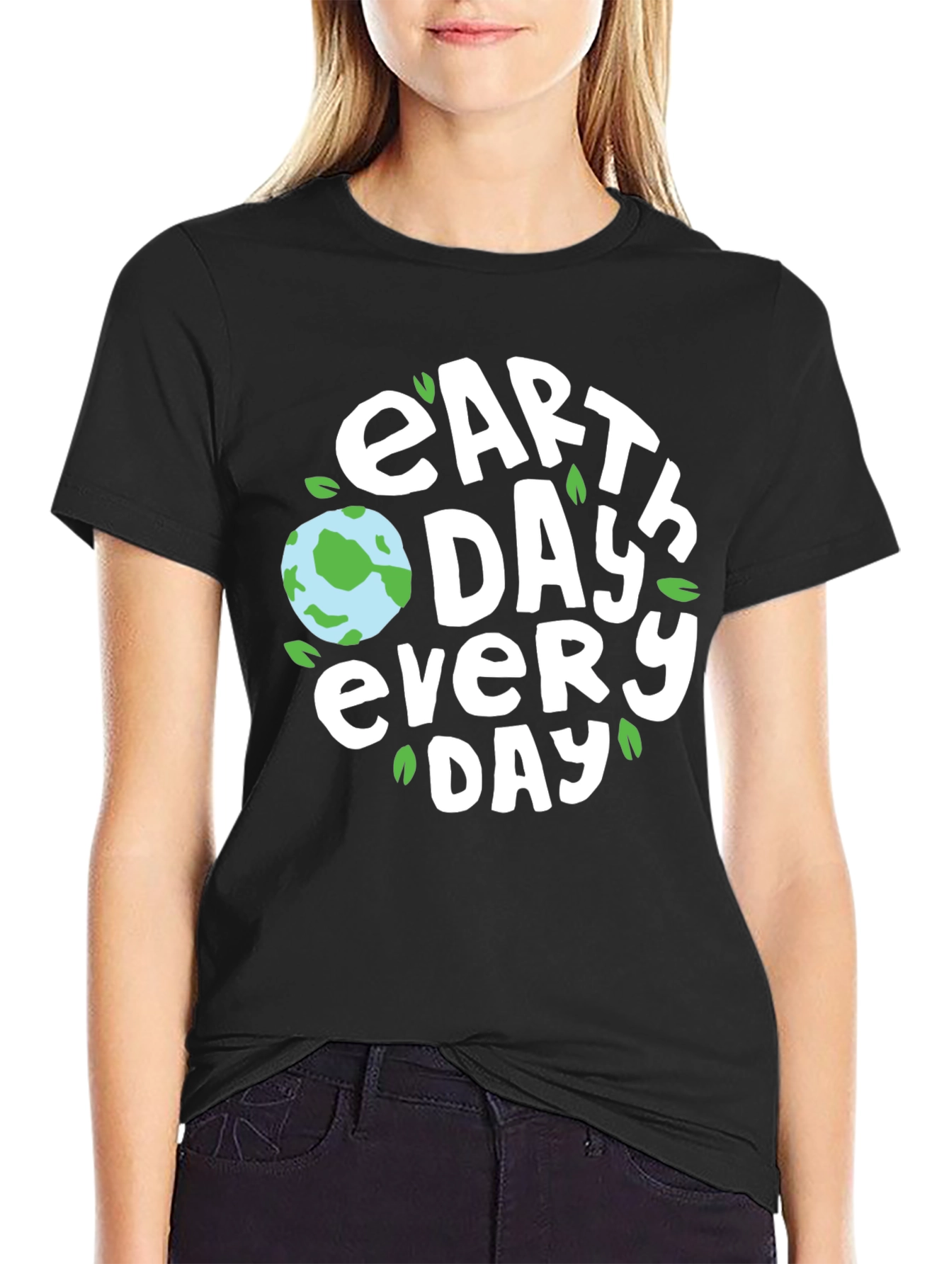 Earth Day Every Day T-Shirt - Black